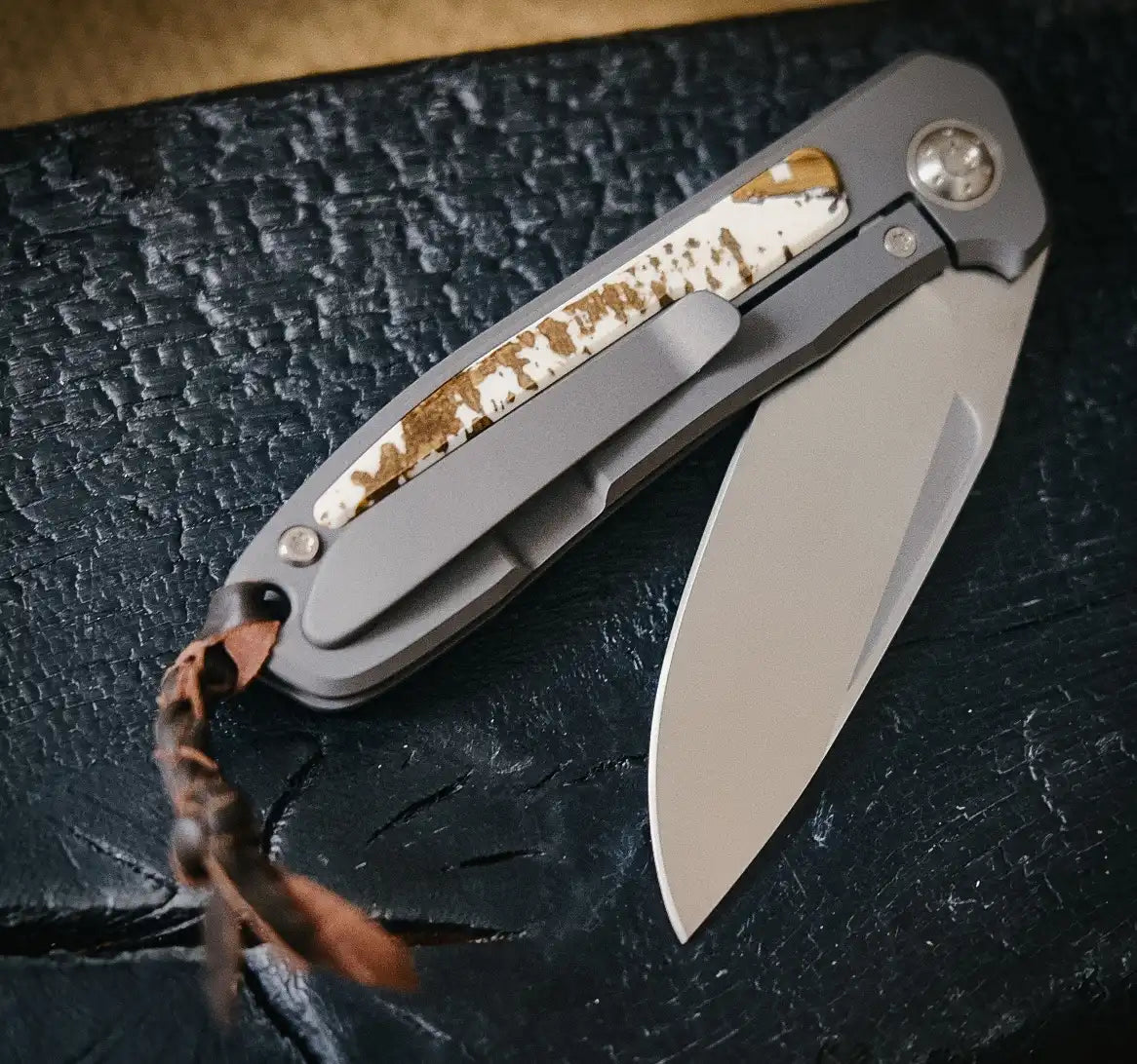 Arno Bernard Knives iMamba Dyed Warthog (Non-Flipper, Washer, Fuller, Spiegelpoliert)