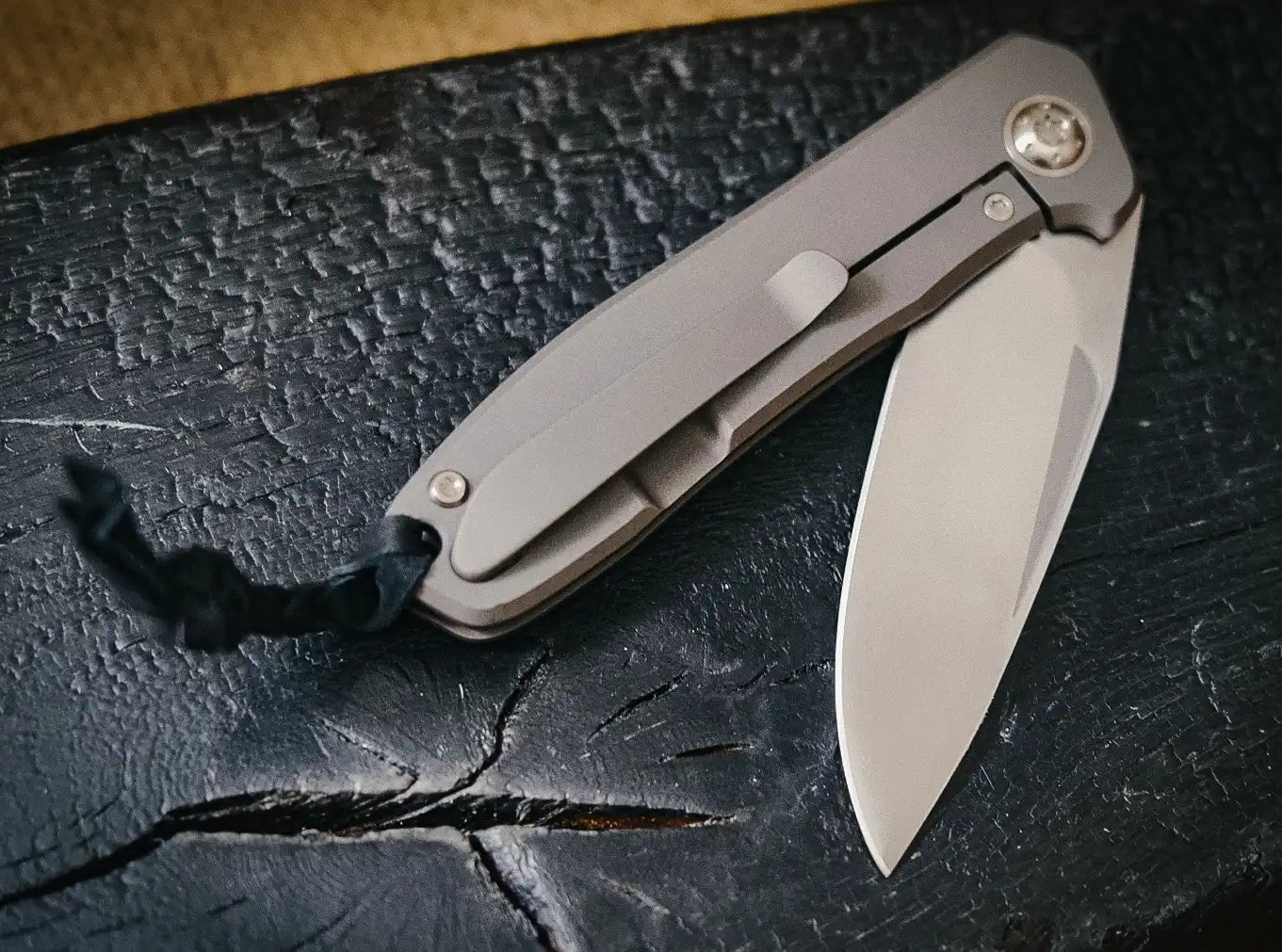 Arno Bernard Knives iMamba Solid Titanium (Non-Flipper, Washer, Fuller, Spiegelpoliert)