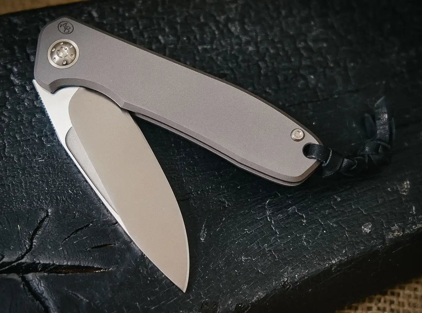 Arno Bernard Knives iMamba Solid Titanium (Non-Flipper, Washer, Fuller, Spiegelpoliert)