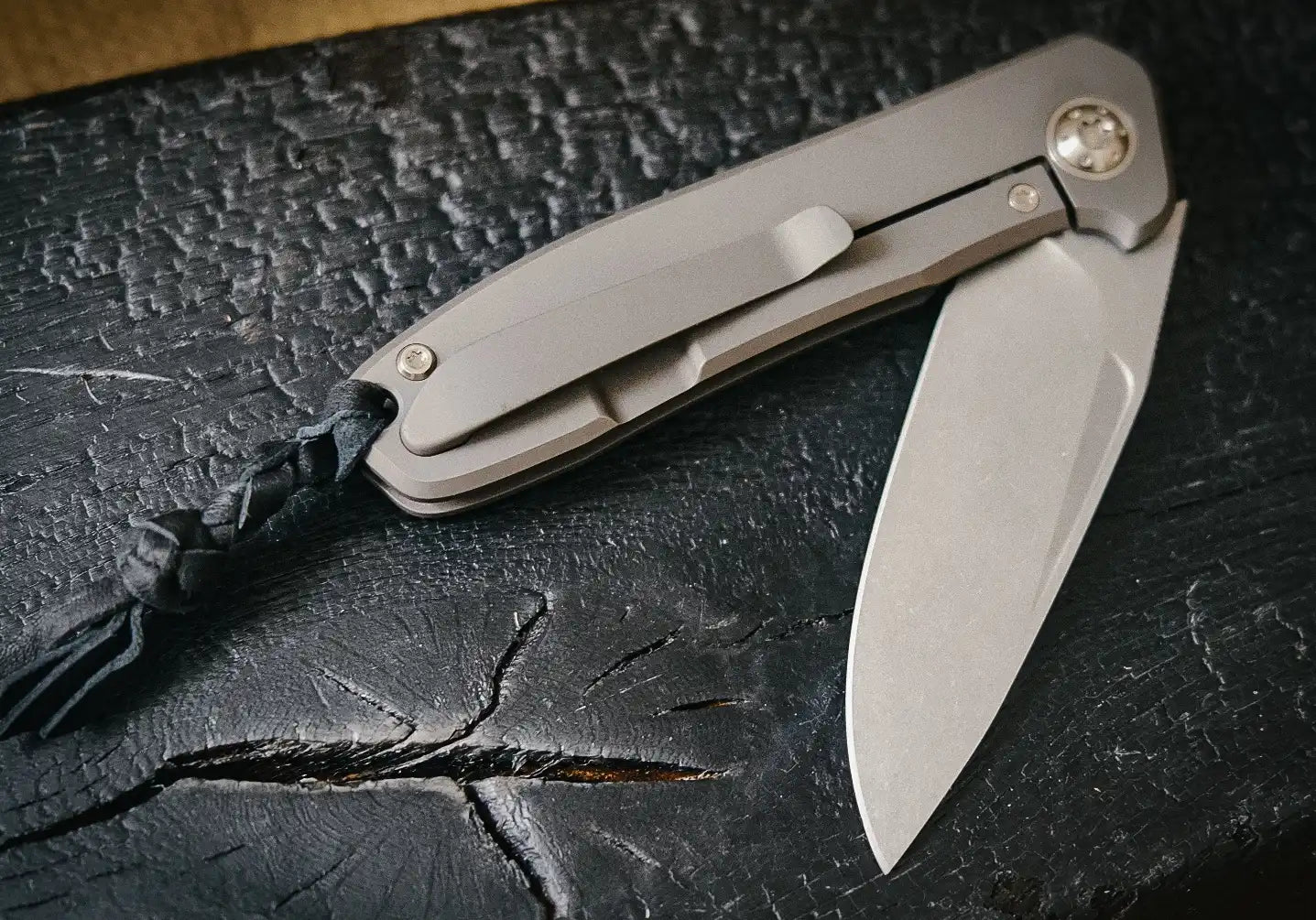 Arno Bernard Knives iMamba Solid Titanium (Flipper, Kugellager, Fuller, Stonewash)