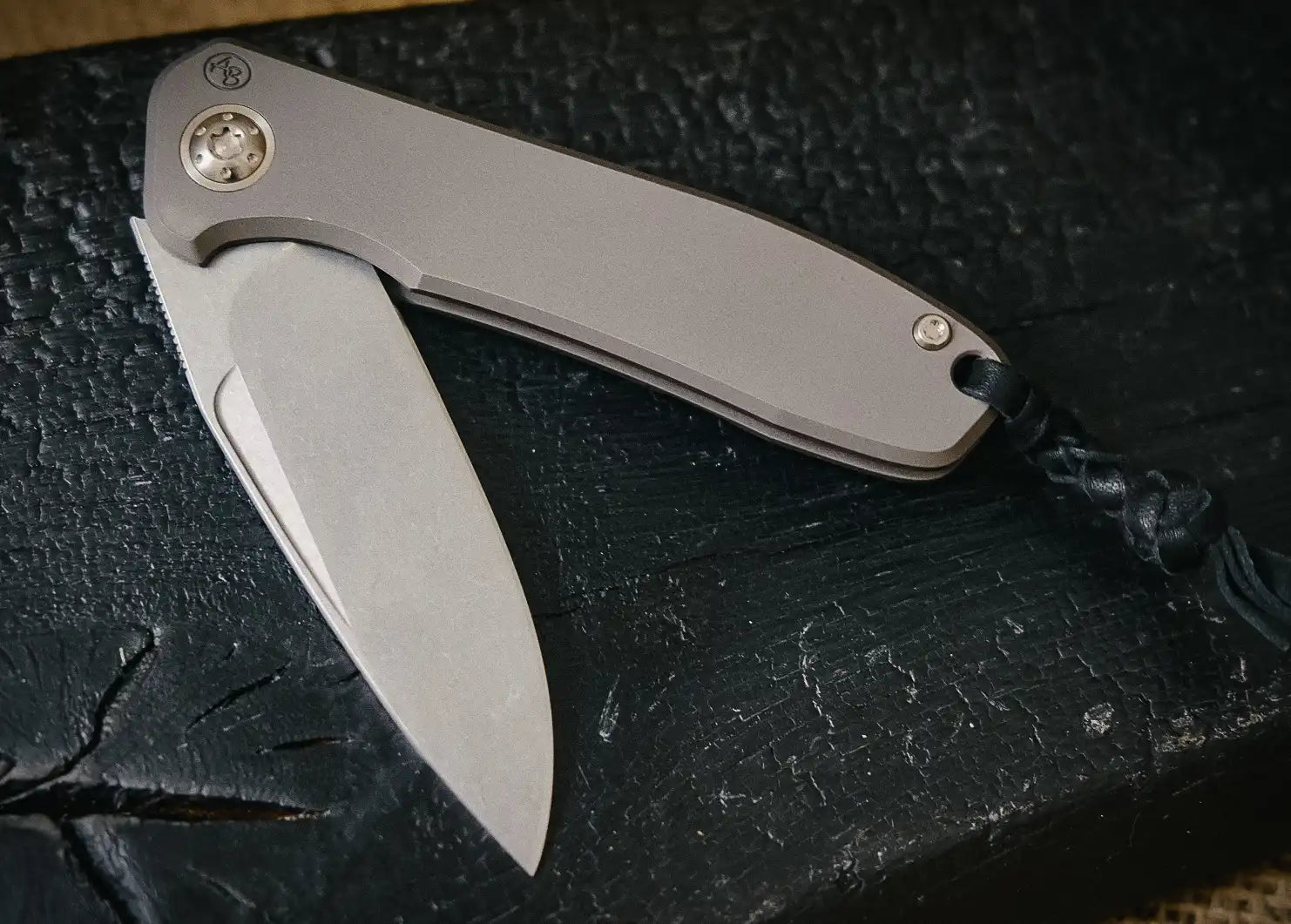 Arno Bernard Knives iMamba Solid Titanium (Flipper, Kugellager, Fuller, Stonewash)