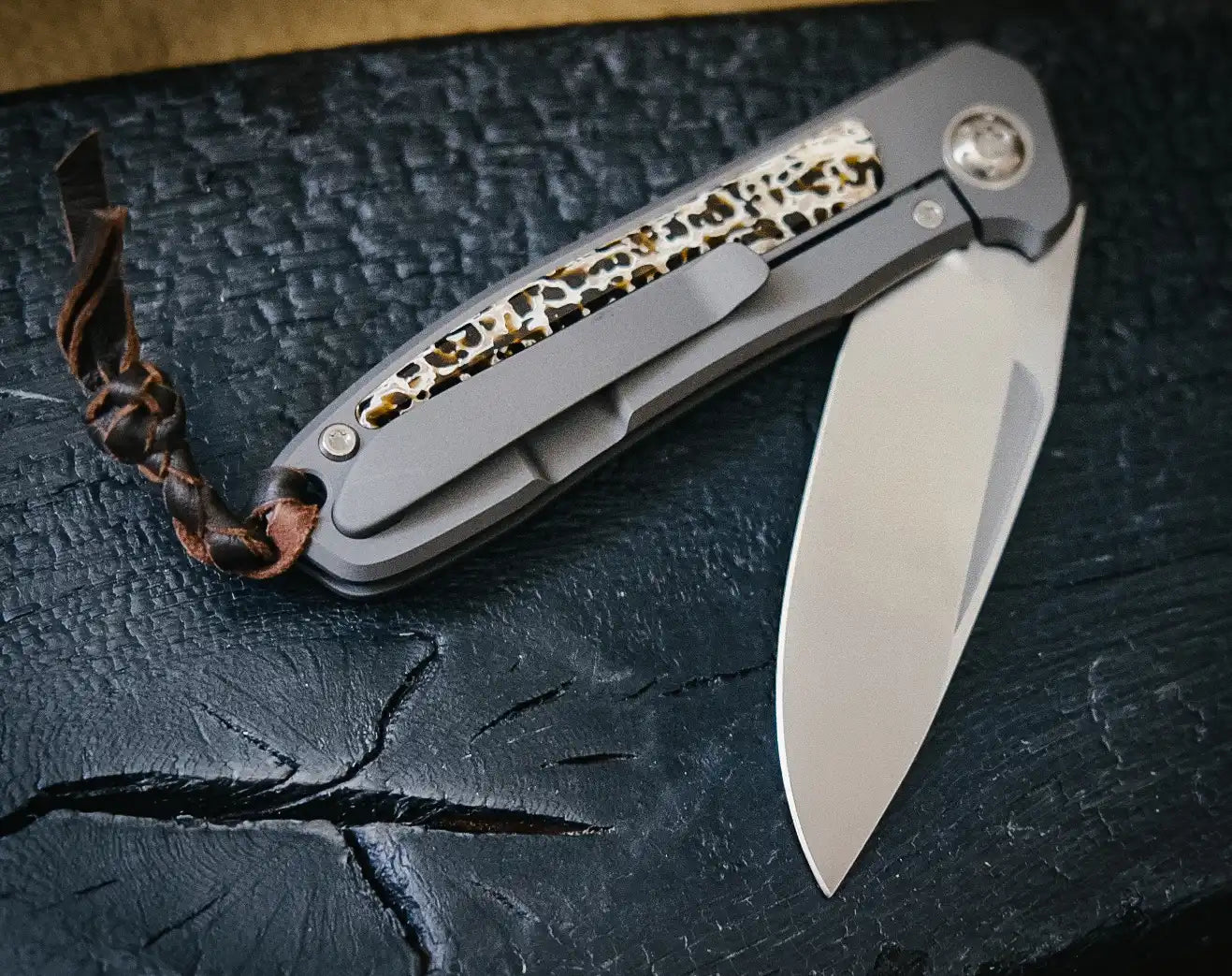 Arno Bernard Knives iMamba Kudu braun (Flipper, Kugellager, Fuller, Spiegelpoliert)