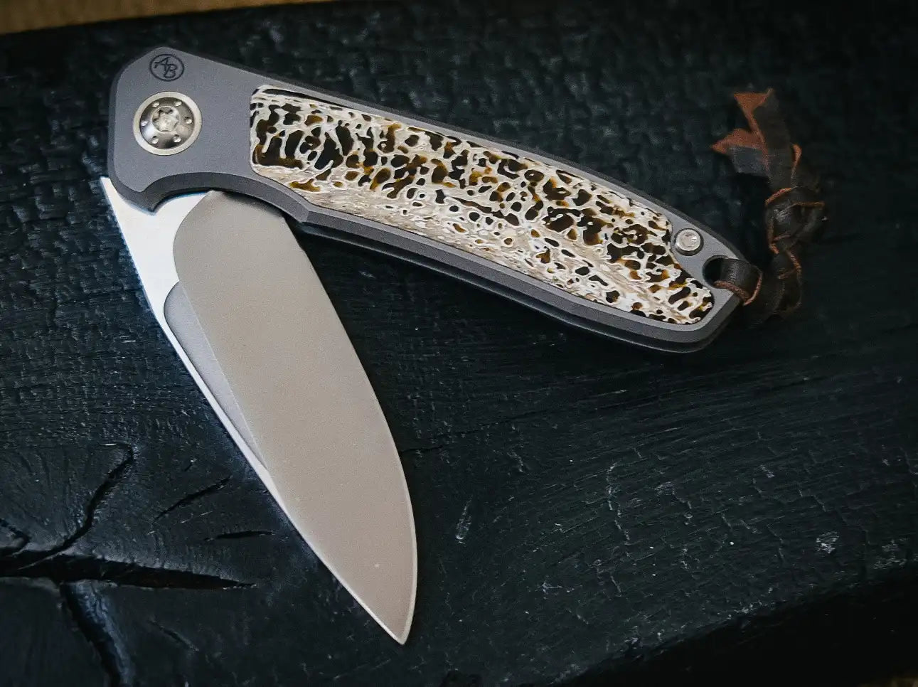 Arno Bernard Knives iMamba Kudu braun (Flipper, Kugellager, Fuller, Spiegelpoliert)