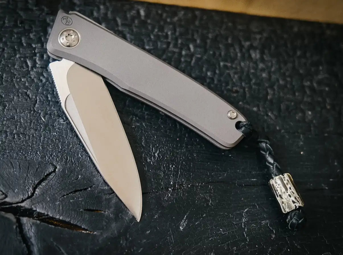 Arno Bernard Knives Rinkhals Solid Titanium (Fuller, Mirror Polished)