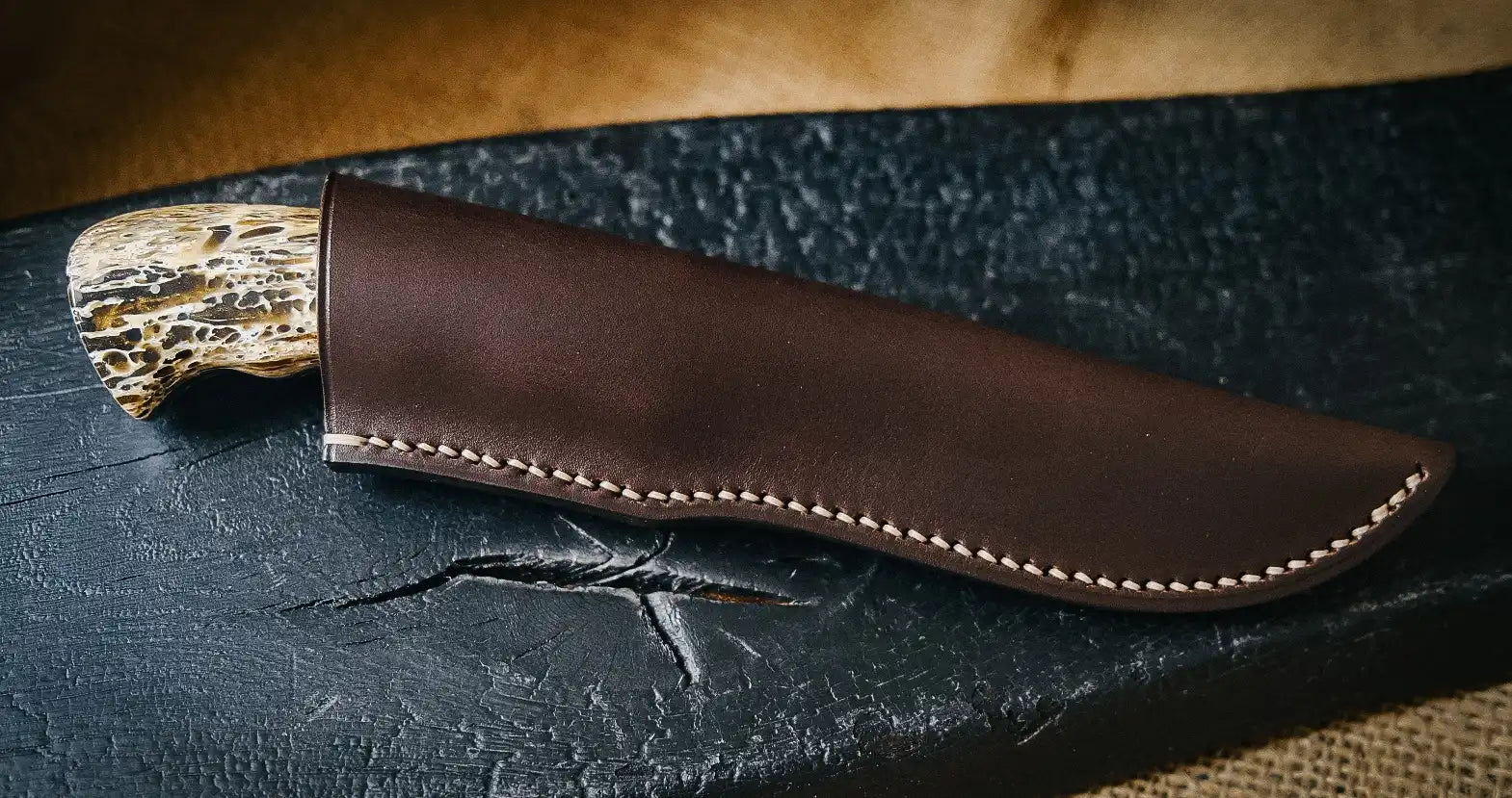 Arno Bernard Knives Hippo Kudu brown