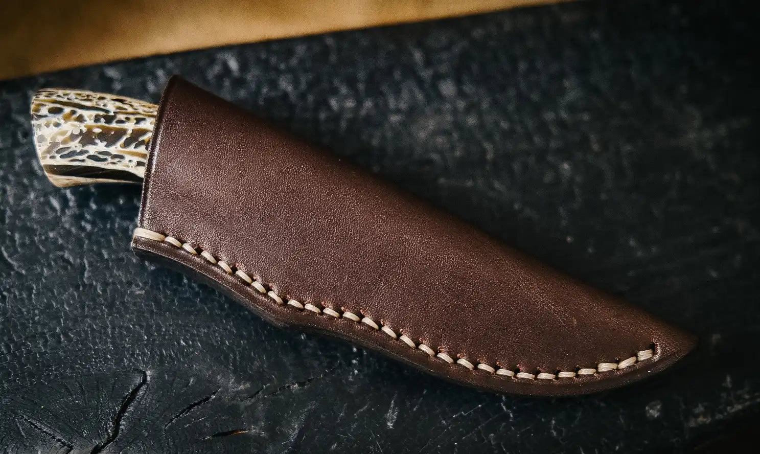 Arno Bernard Knives Gecko Kudu brown