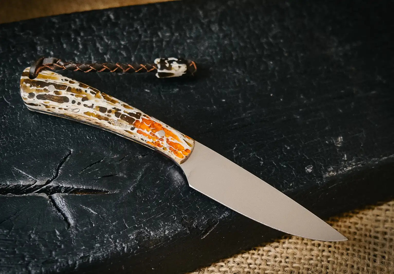 Arno Bernard Knives Fin & Fur Kudu orange/braun
