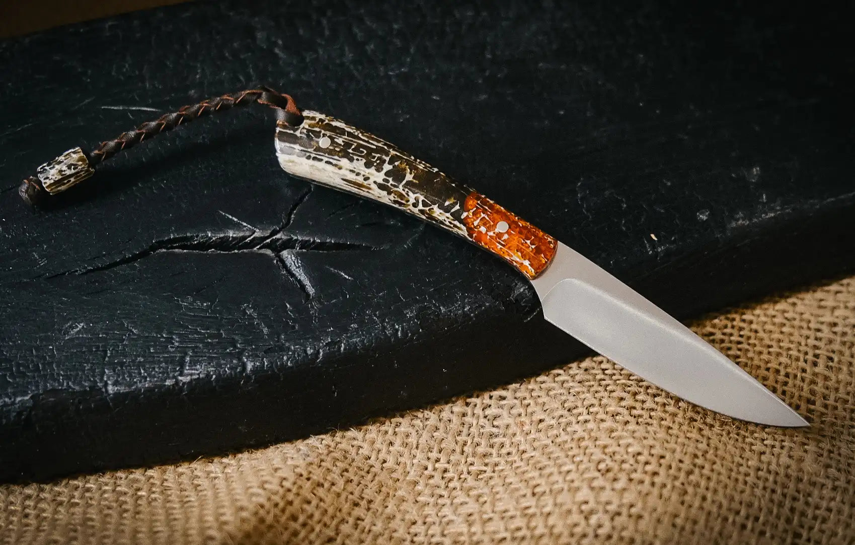 Arno Bernard Knives Fin & Fur Kudu orange/brown