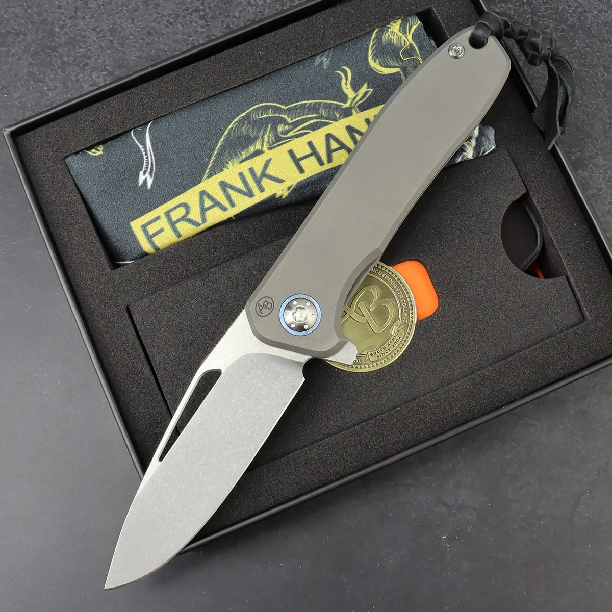 Arno Bernard Knives Special Edition Timascus iMamba and ASSEGAI