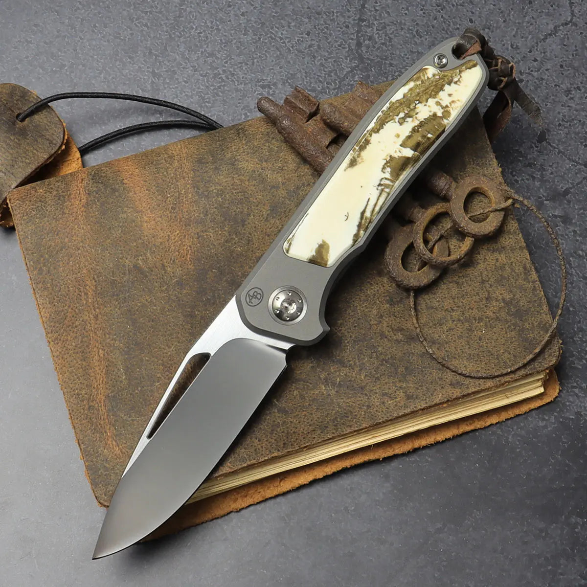 Arno Bernard Knives iMamba Folder Dyed Warthog