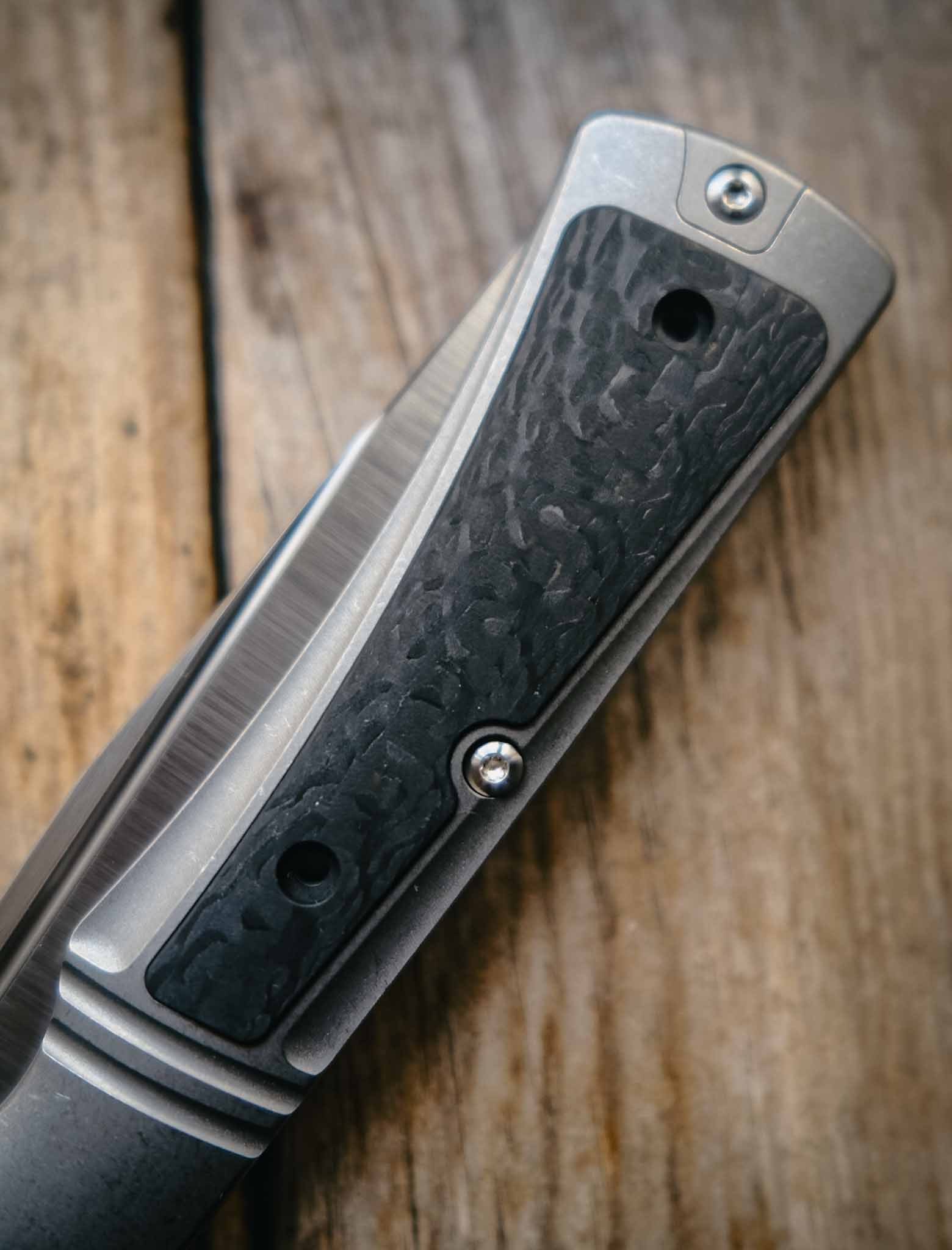 Inlay Carbon schwarz für SK-X Taschenmesser (Inlay Version)