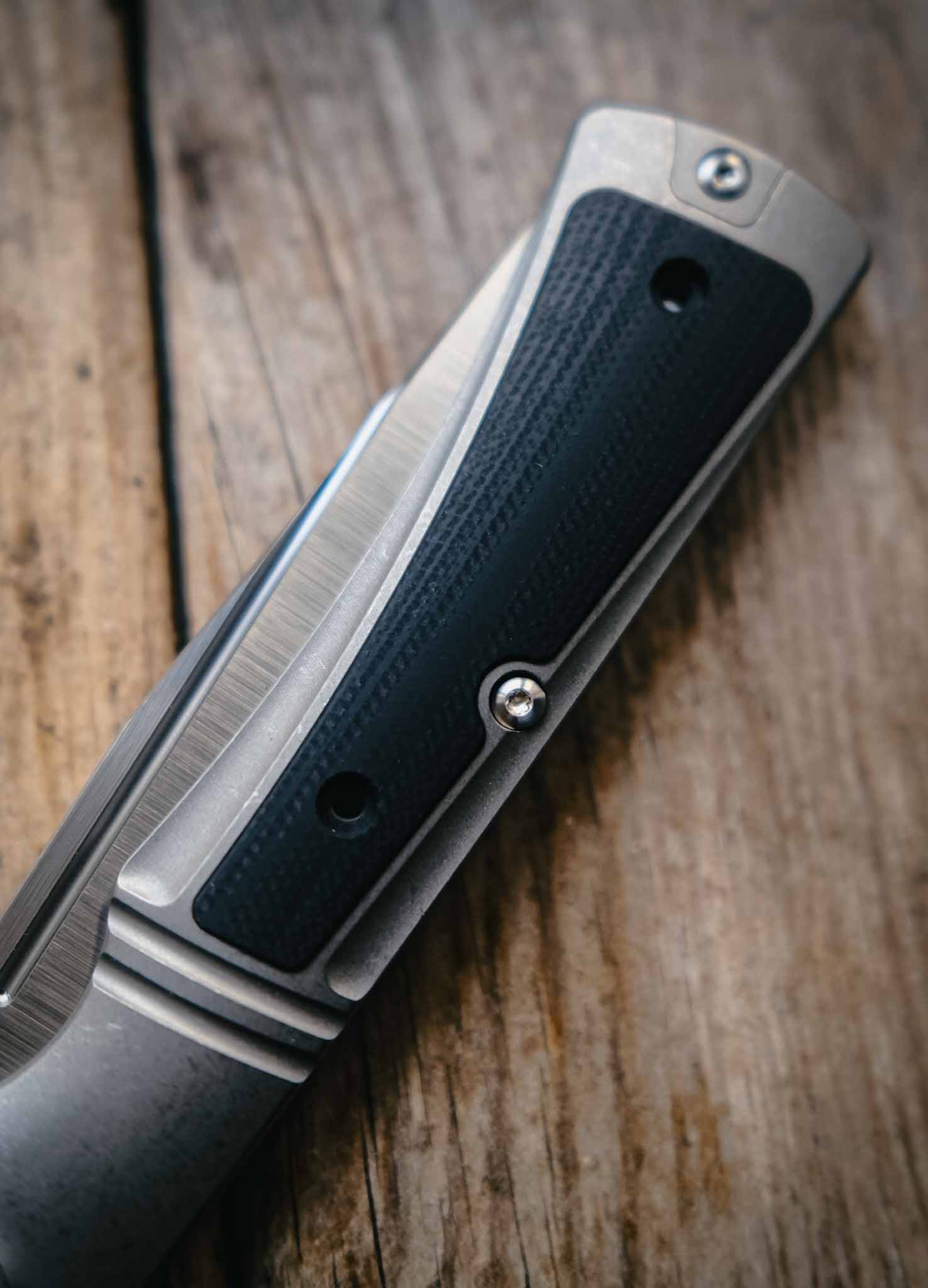 Inlay G10 schwarz für SK-X Taschenmesser (Inlay Version)