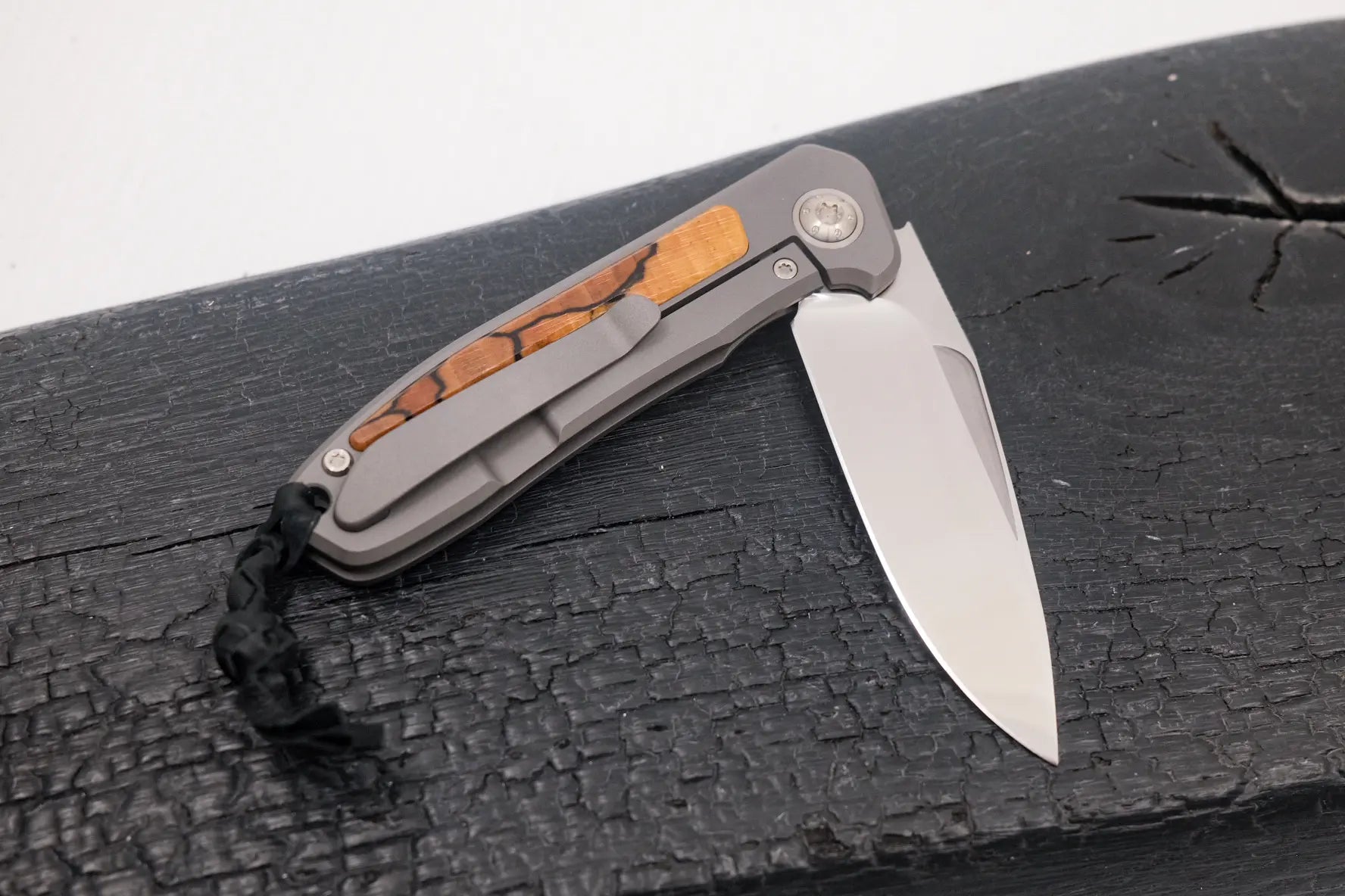 Arno Bernard Knives iMamba Spalted Maple Beech German Edition (Zweihandöffnung)