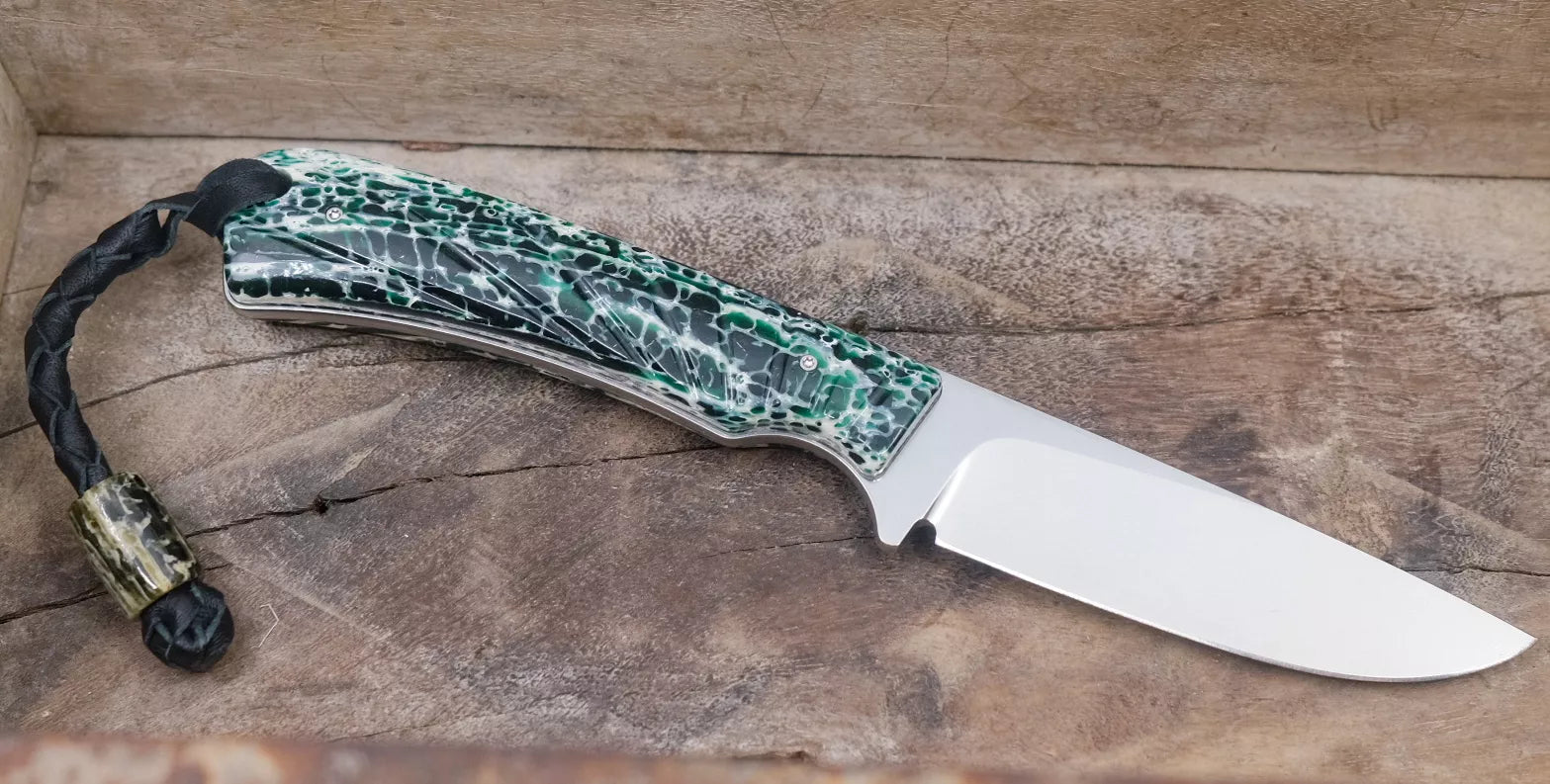 Arno Bernard Knives Badger – N690 Kudu grün