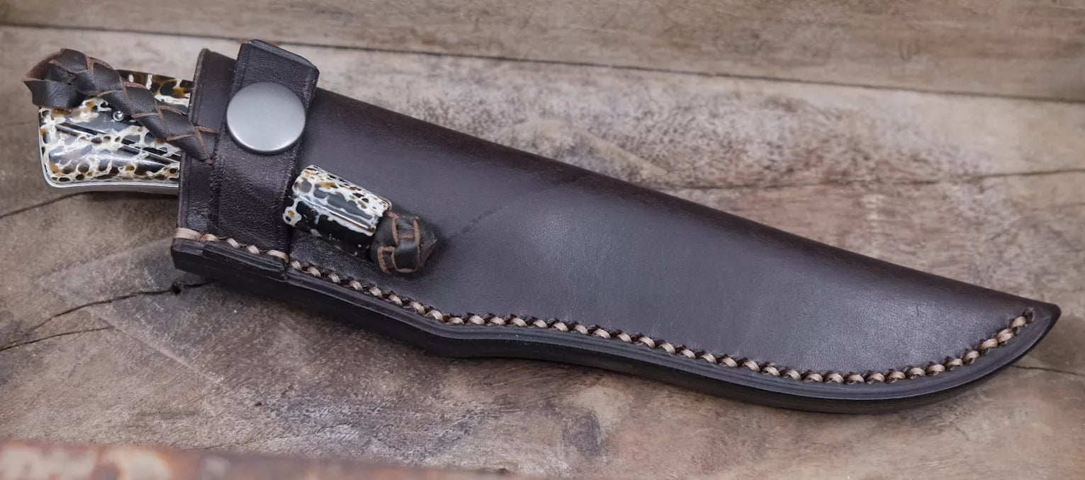 Arno Bernard Knives Badger – N690 Kudu gesprenkelt