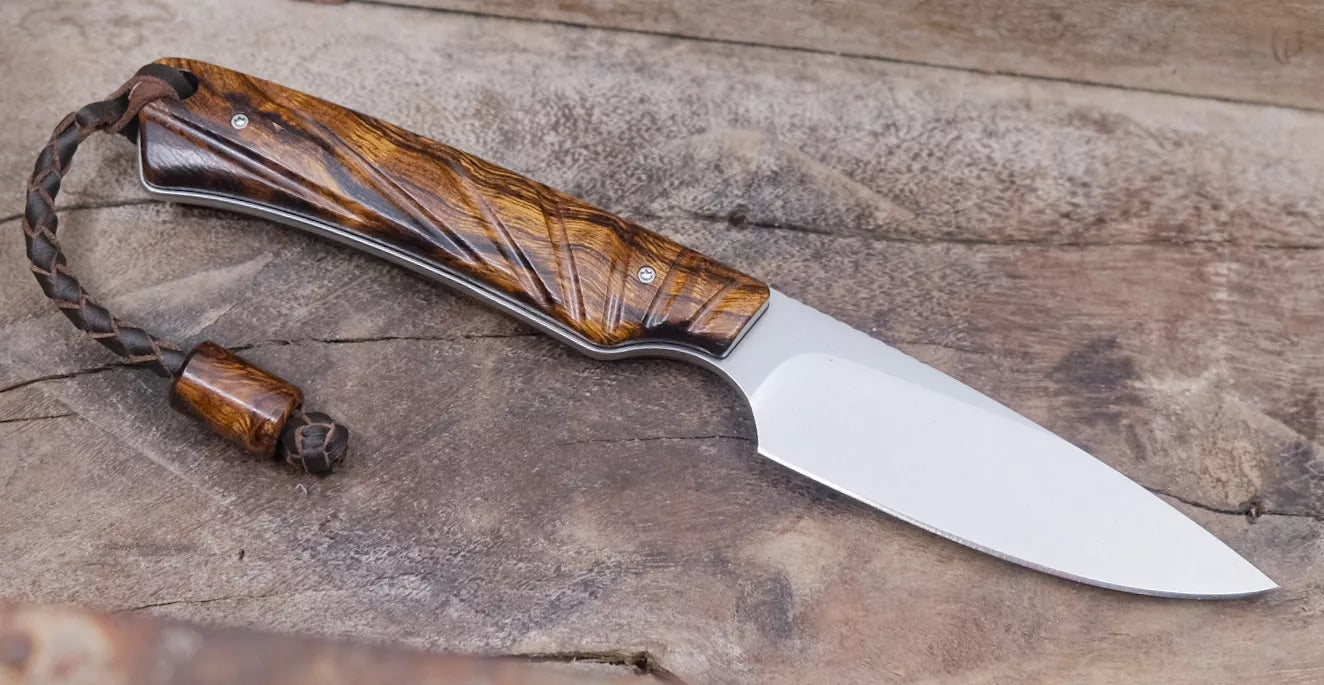 Arno Bernard Knives Marmoset mit Wüsteneisenholz dunkel
