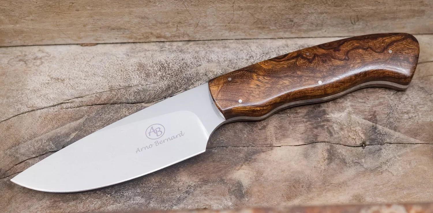 Arno Bernard Knives Zebra mit Wüsteneisenholz