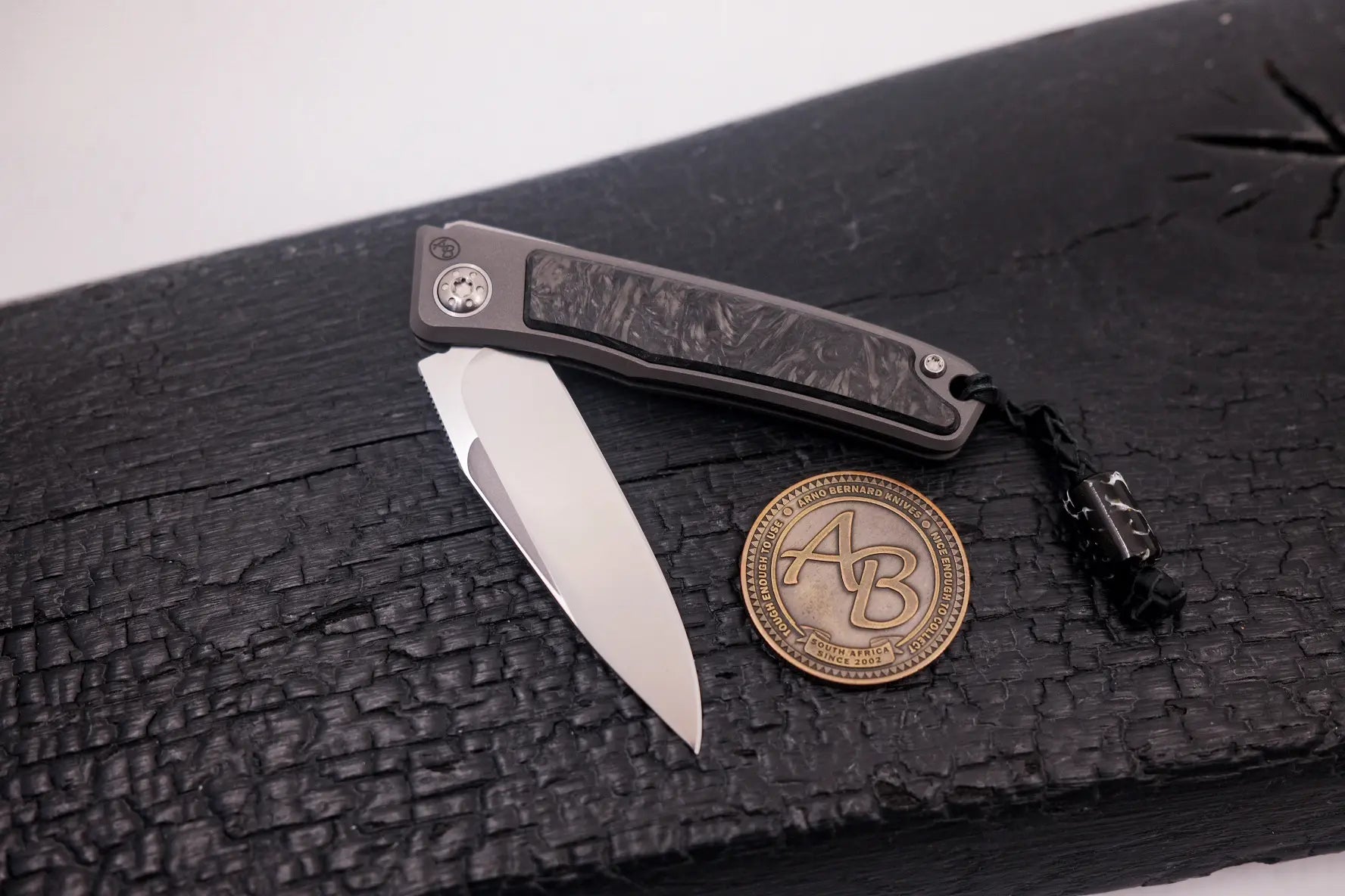 Arno Bernard Knives Rinkhals Dark Matter CF Glow