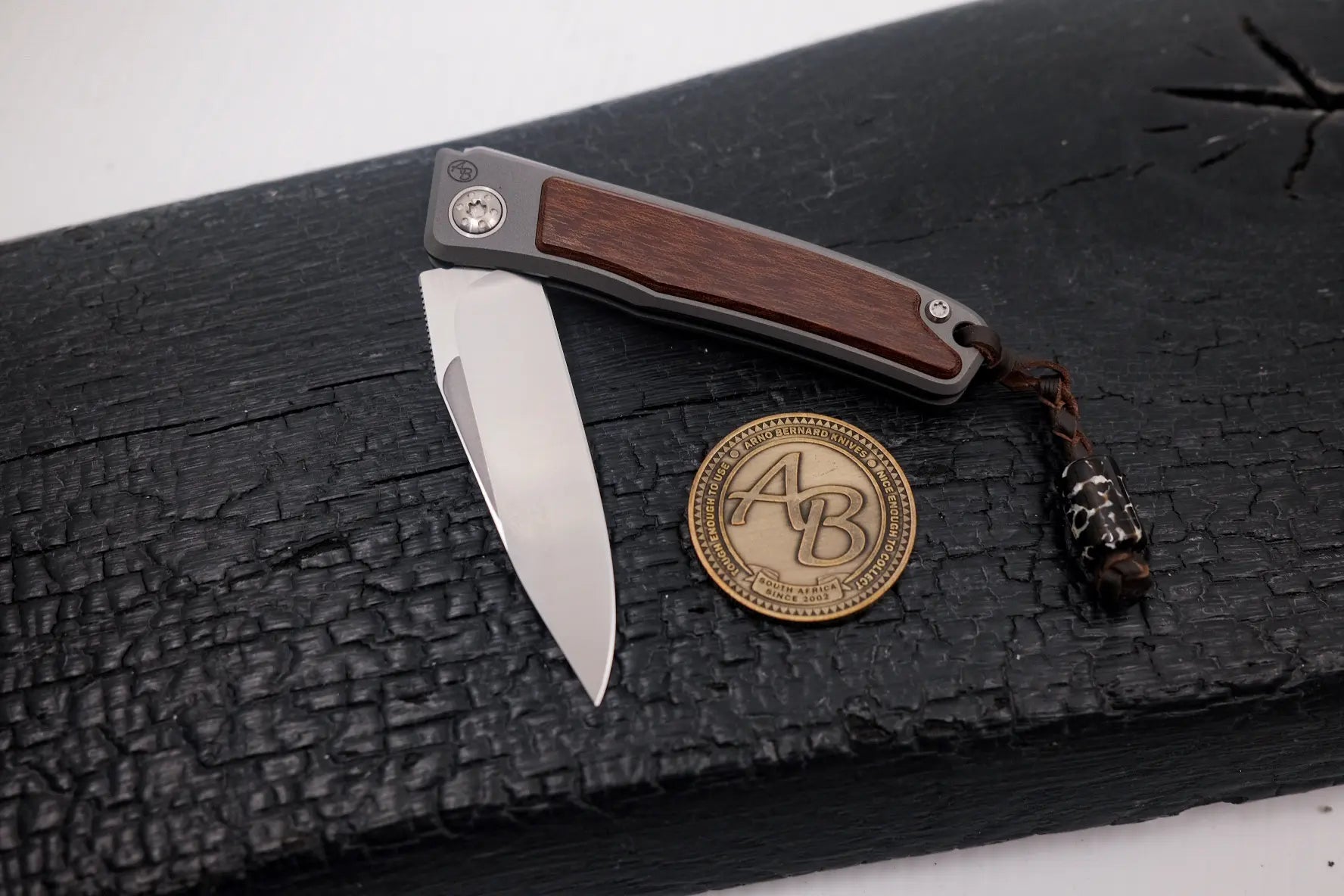 Arno Bernard Knives Rinkhals Polished Micarta