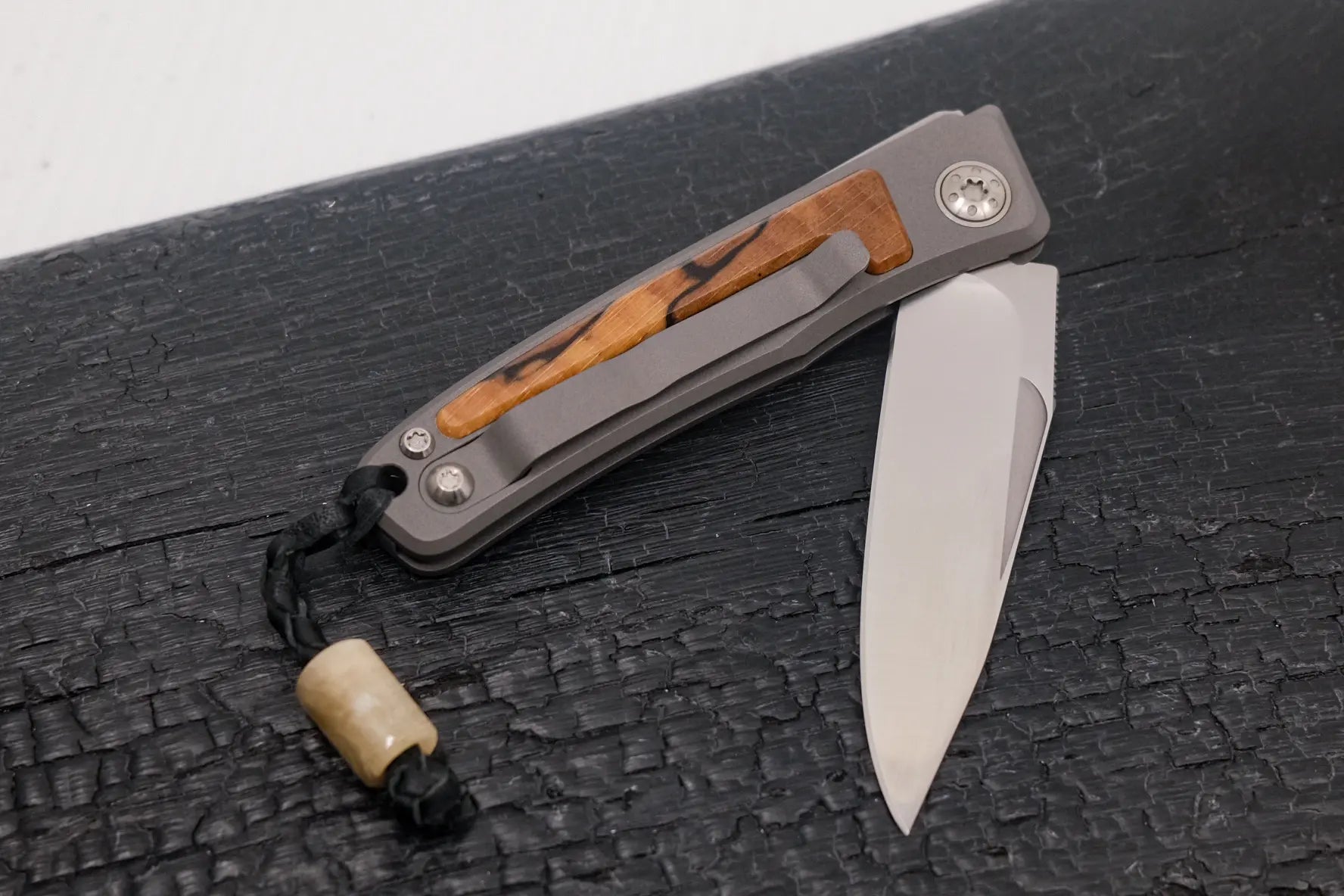 Arno Bernard Knives Rinkhals Spalted Maple Beech