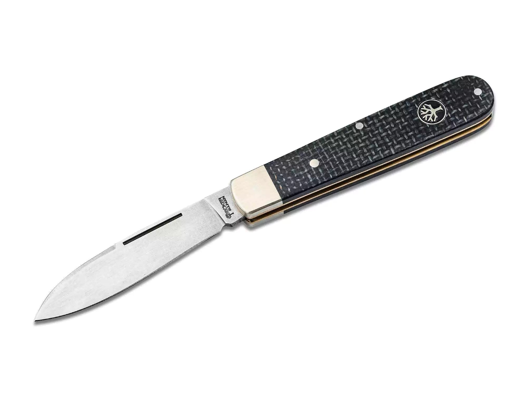 Böker Barlow Prime Jute Micarta Schwarz