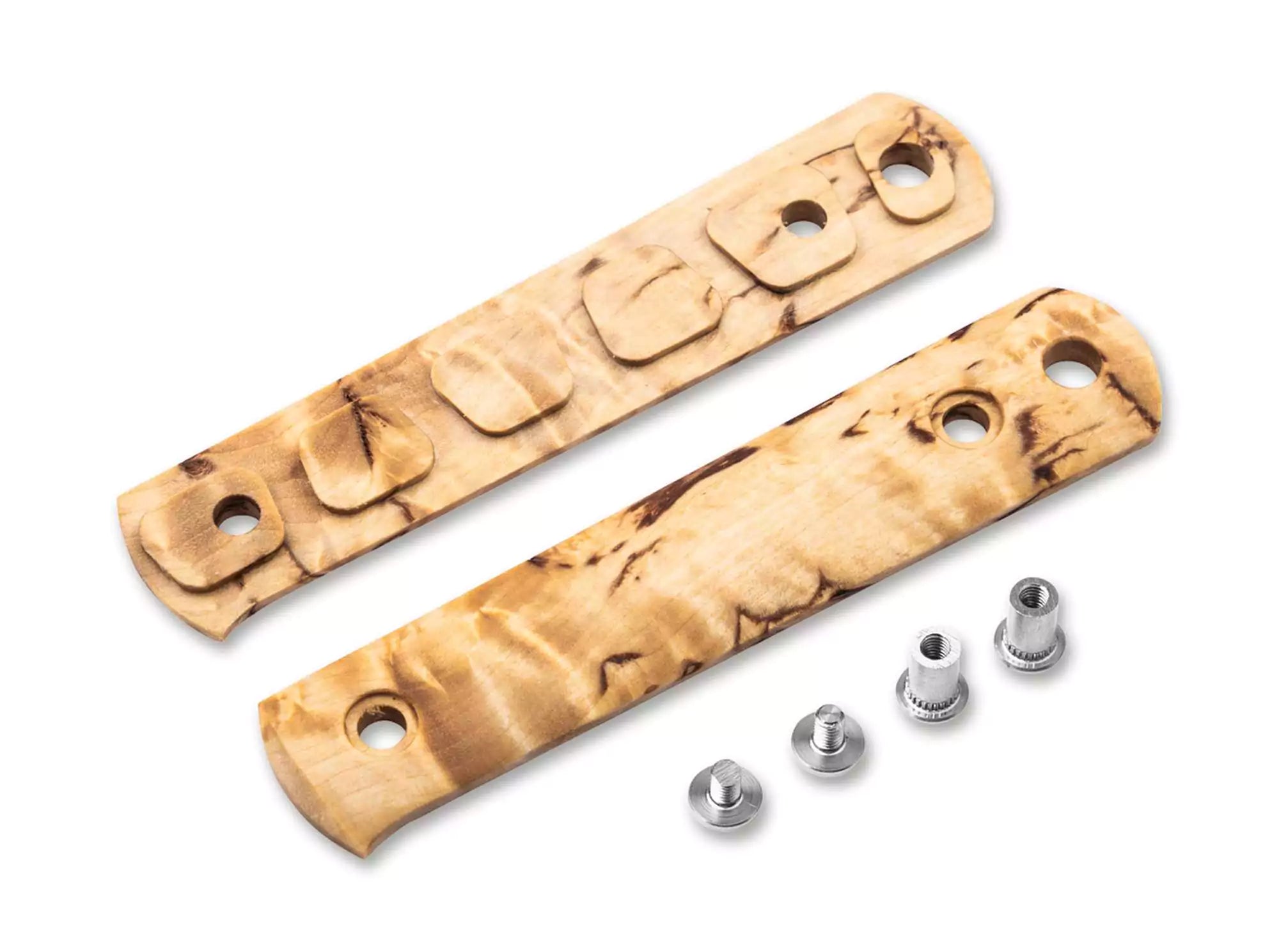 Böker BFF Packlite Griffschalen Maserbirke Natur Smooth