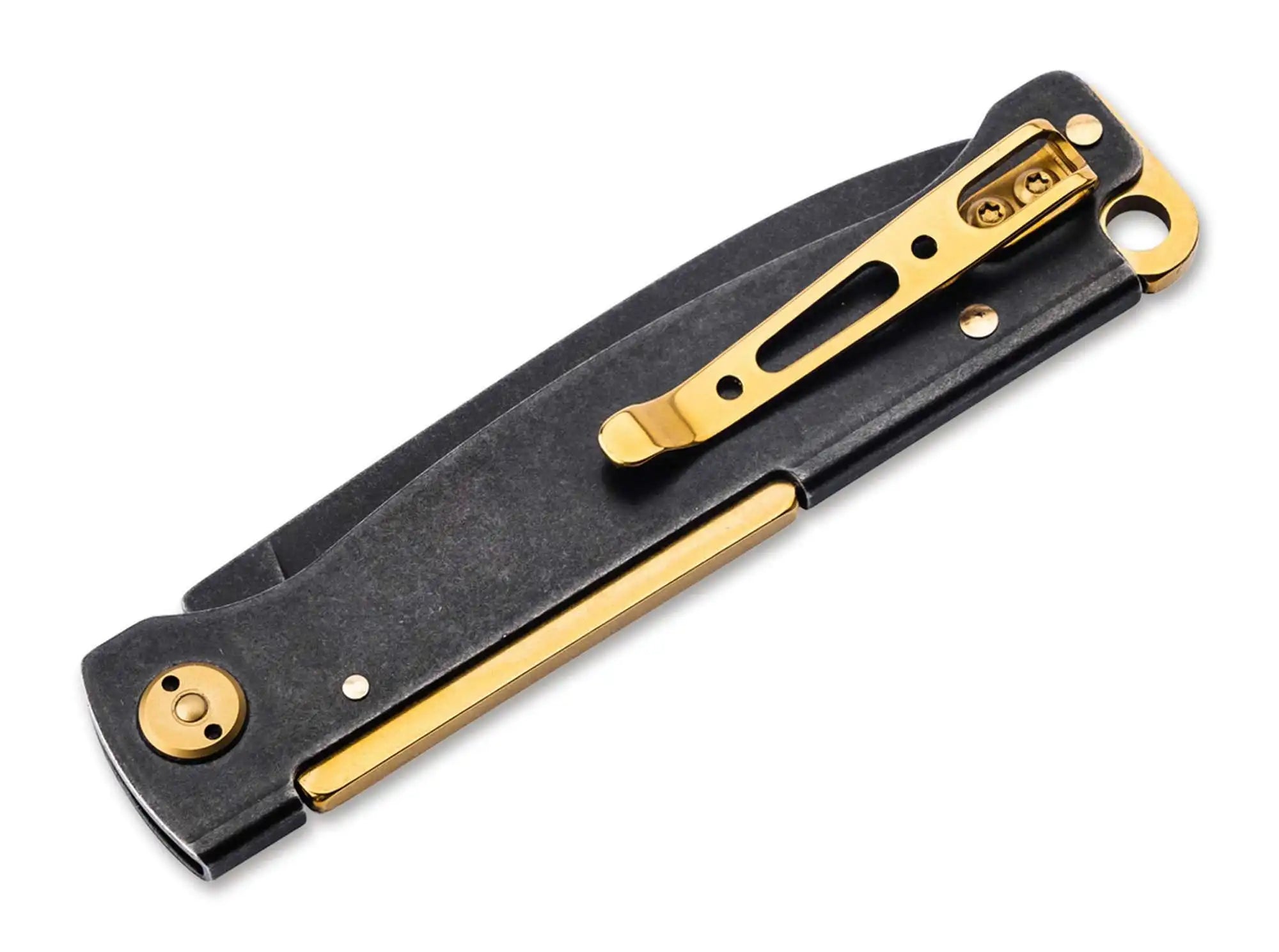 Böker Plus Atlas Laiton Stonewash Noir