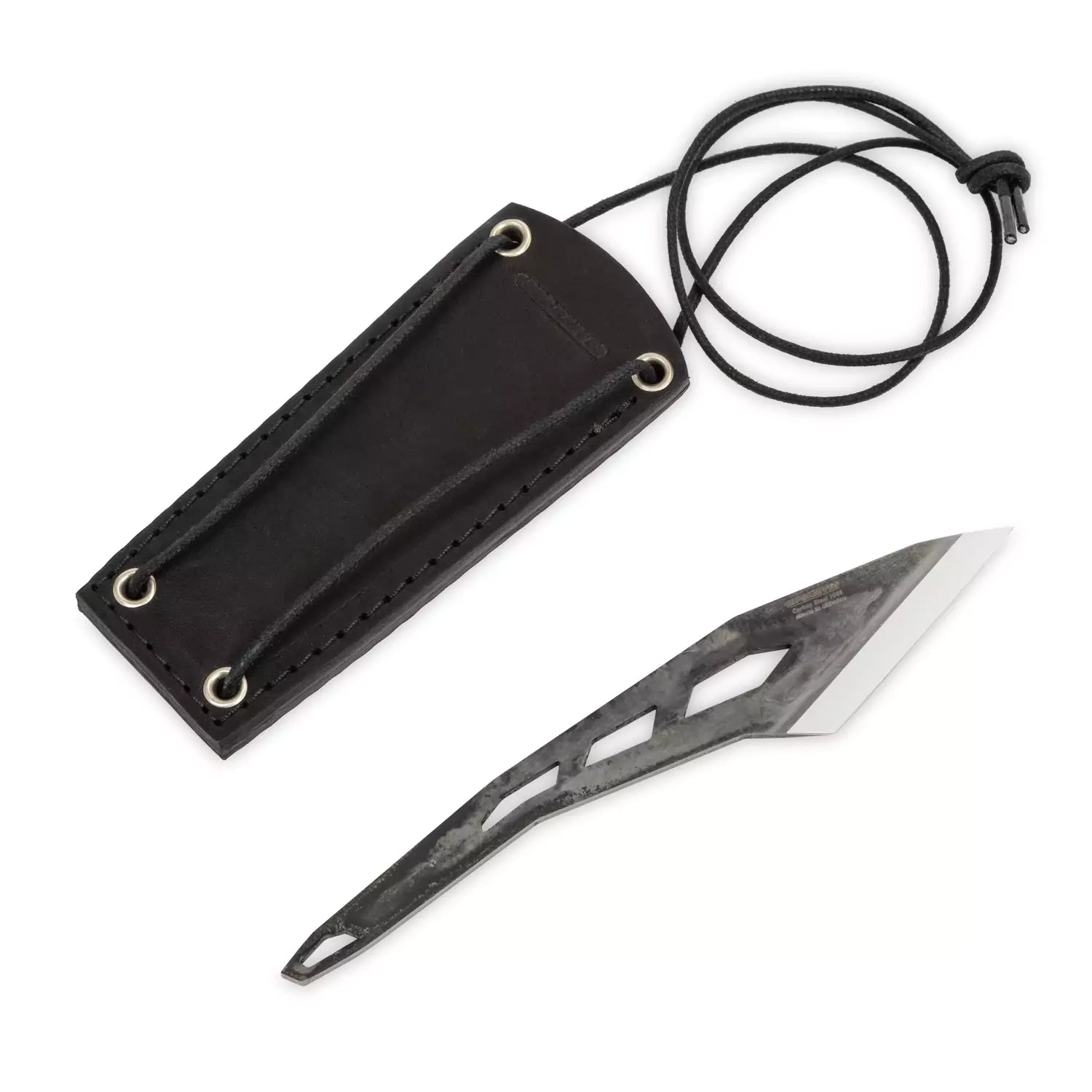 BPS Knives Kiridashi Neck Knife Carbonstahl