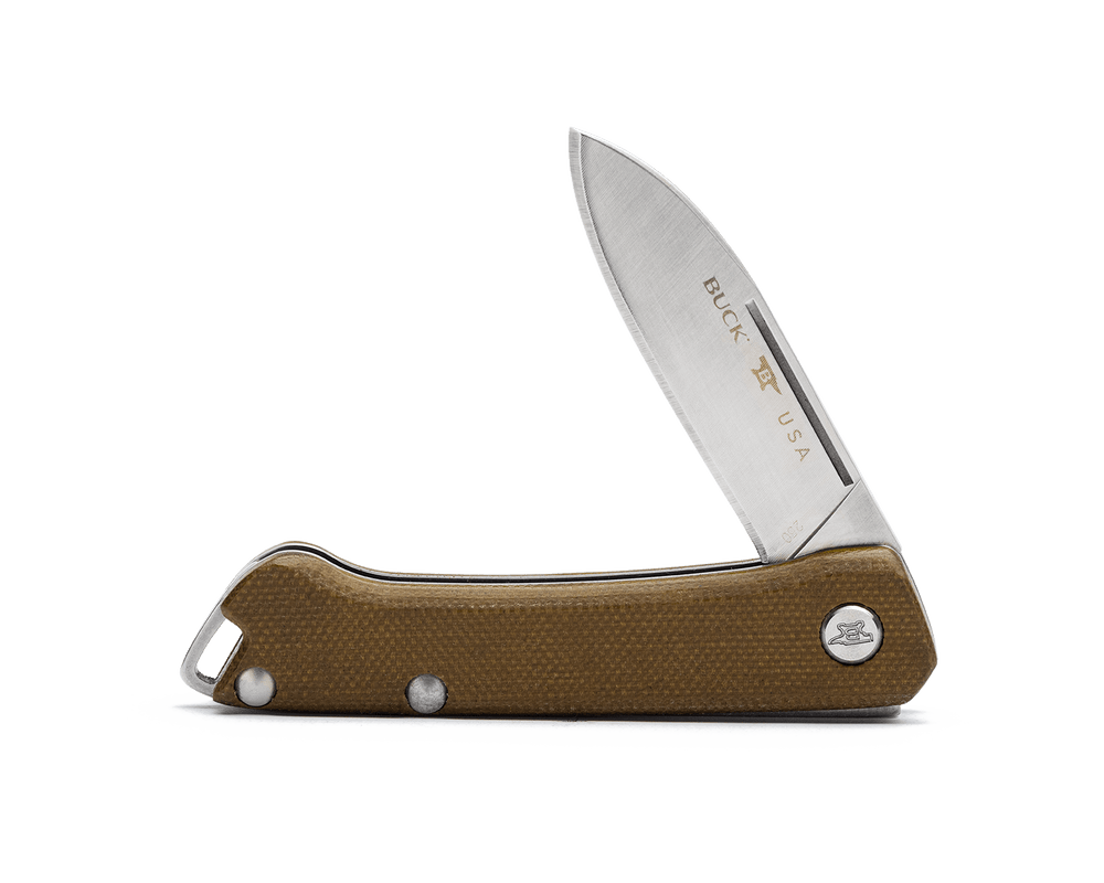 Buck 250 Saunter Drop Point O.D. Green