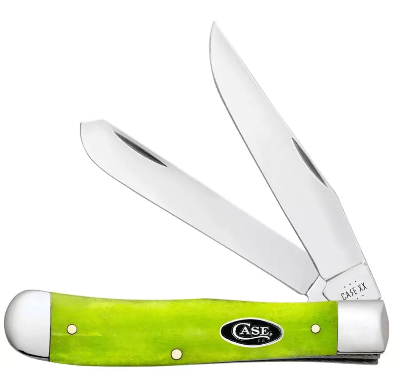 Case SS Green Apple Bone - Smooth Trapper