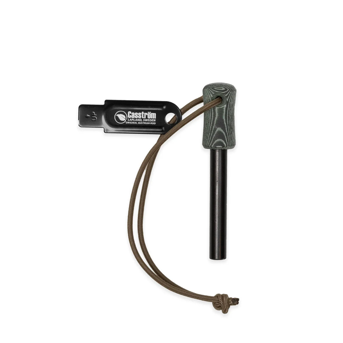 Casström Army Fire Steel, Green Micarta