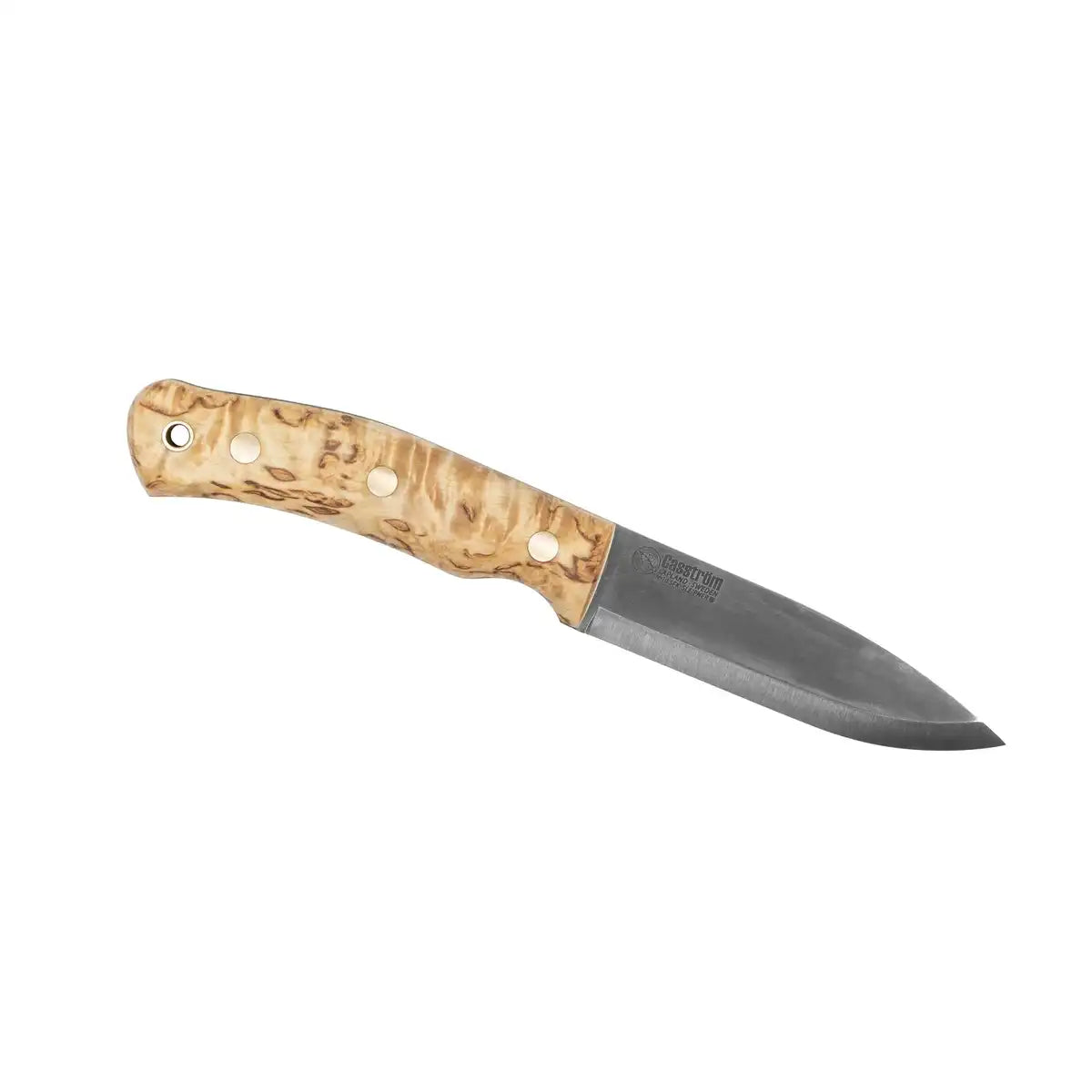 Casström No.10 SFK, stabilisierte Maserbirke, Scandi, Lederscheide
