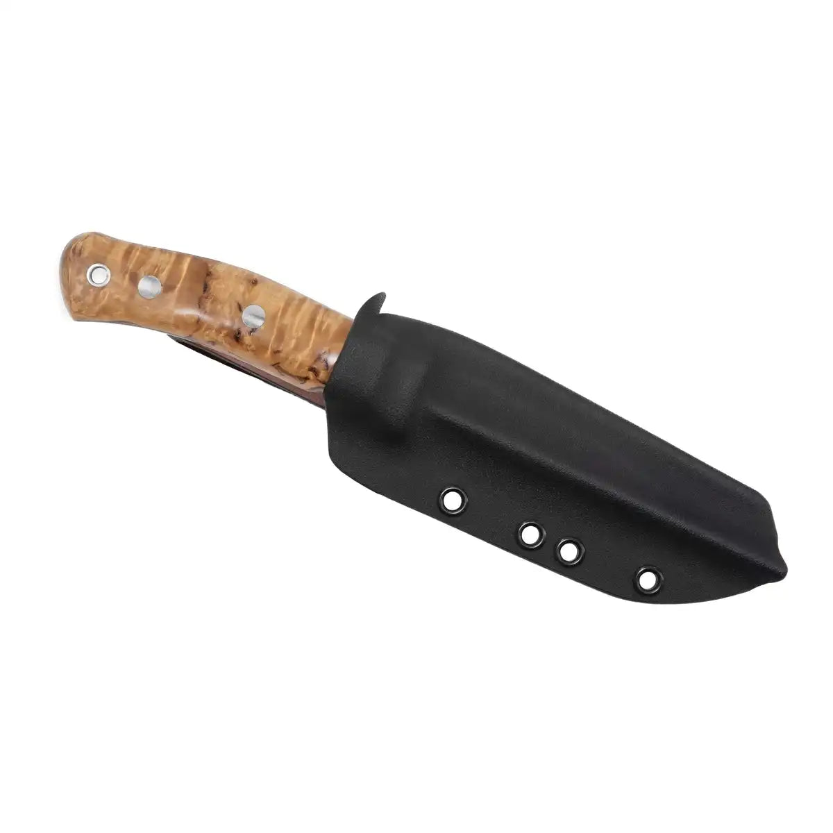 Casström No.10 SFK, stabilisierte Maserbirke, Flachschliff, Kydex