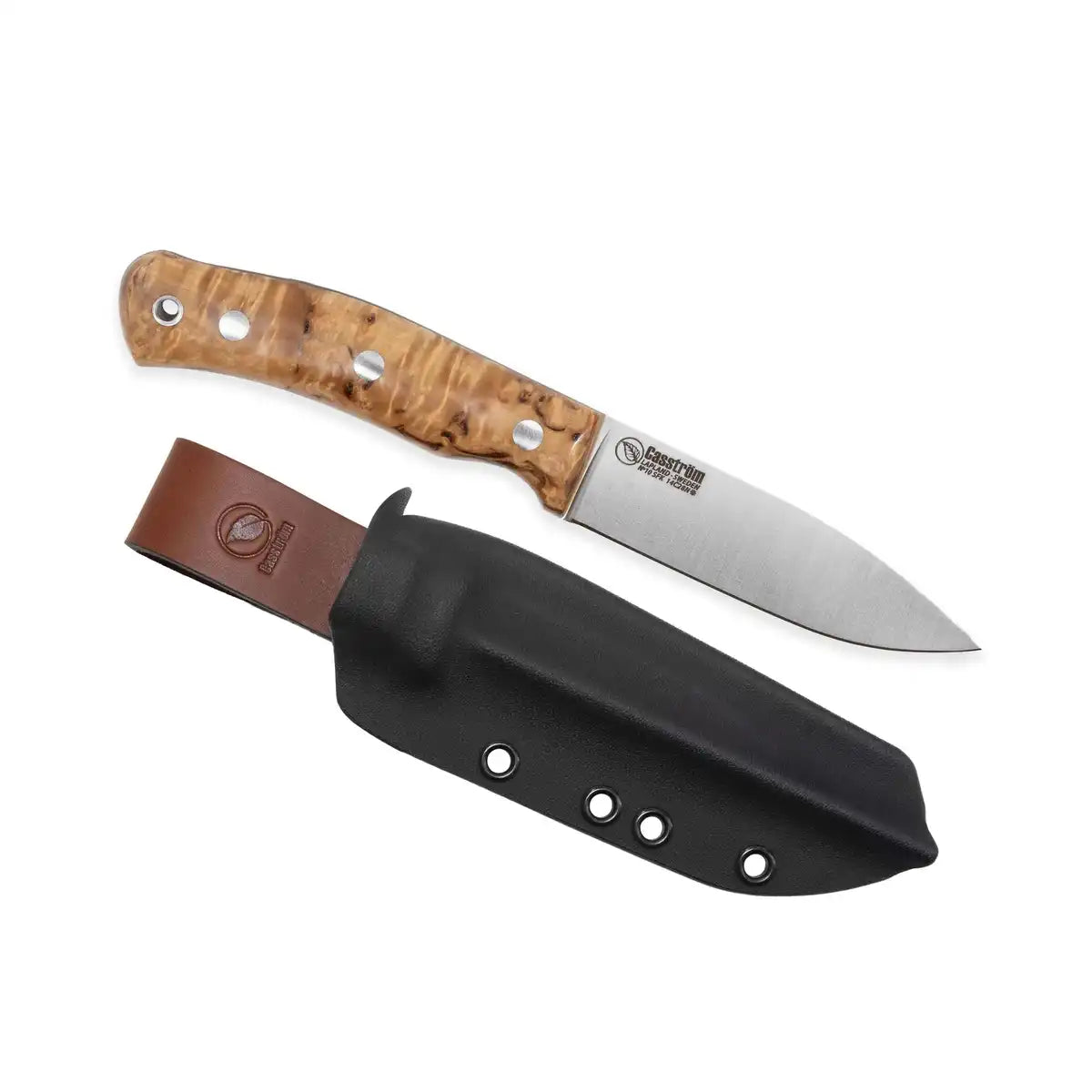 Casström No.10 SFK, stabilisierte Maserbirke, Flachschliff, Kydex
