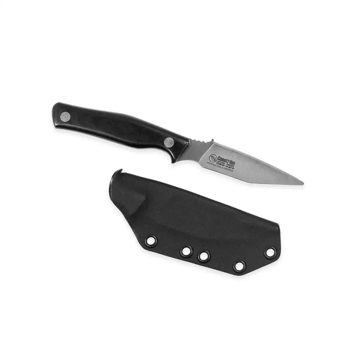 Casström Swedish Field Dresser, Schwarzes Micarta, Kydex