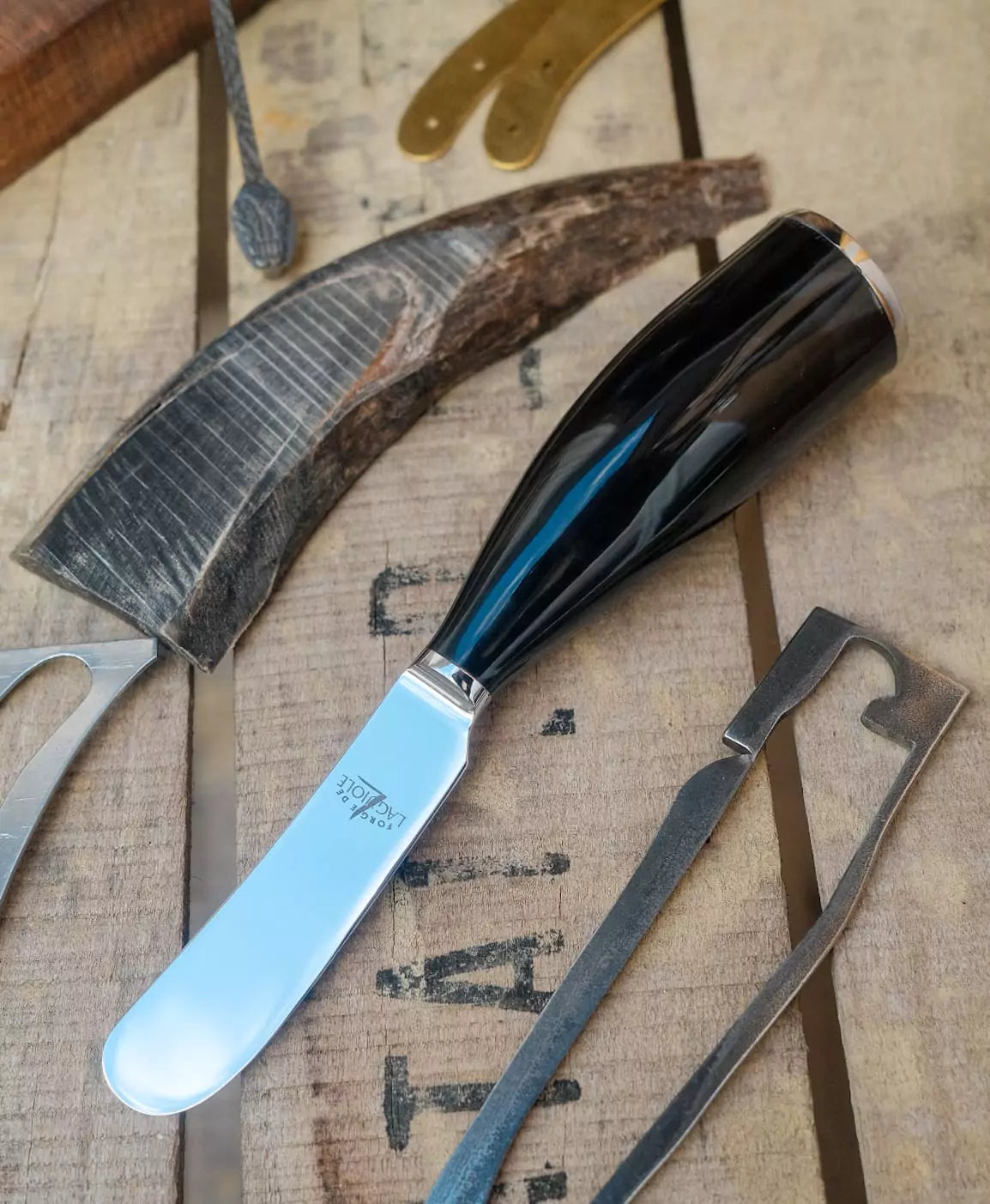 Forge De Laguiole Buttermesser Hornspitze
