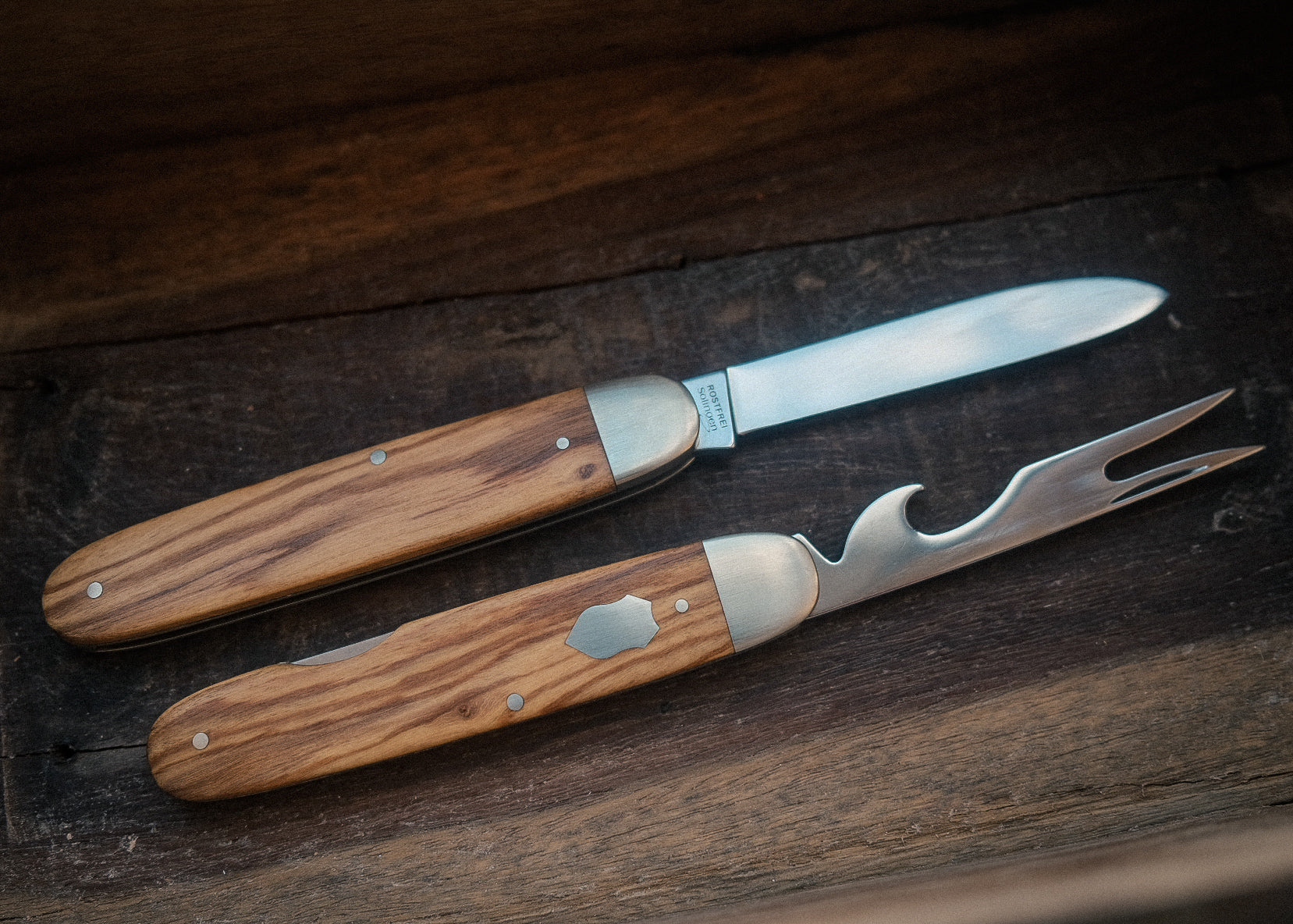 Hartkopf Picnic Knife Cutlery Knife – Olive Wood