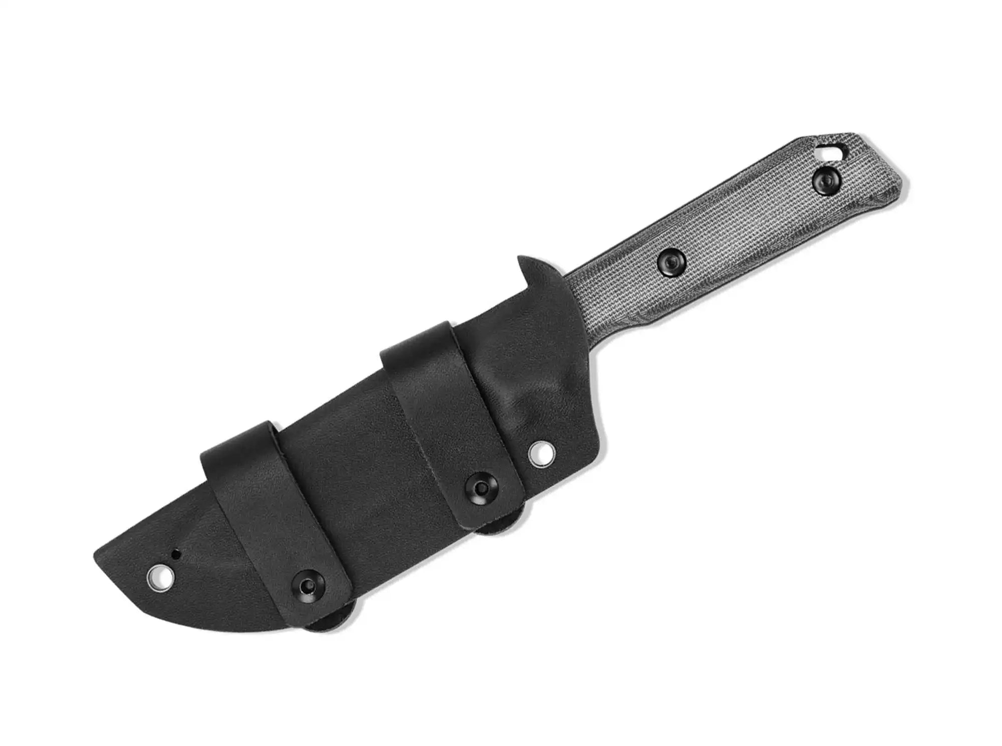 Kizer Begleiter D2 Fixed Micarta Black