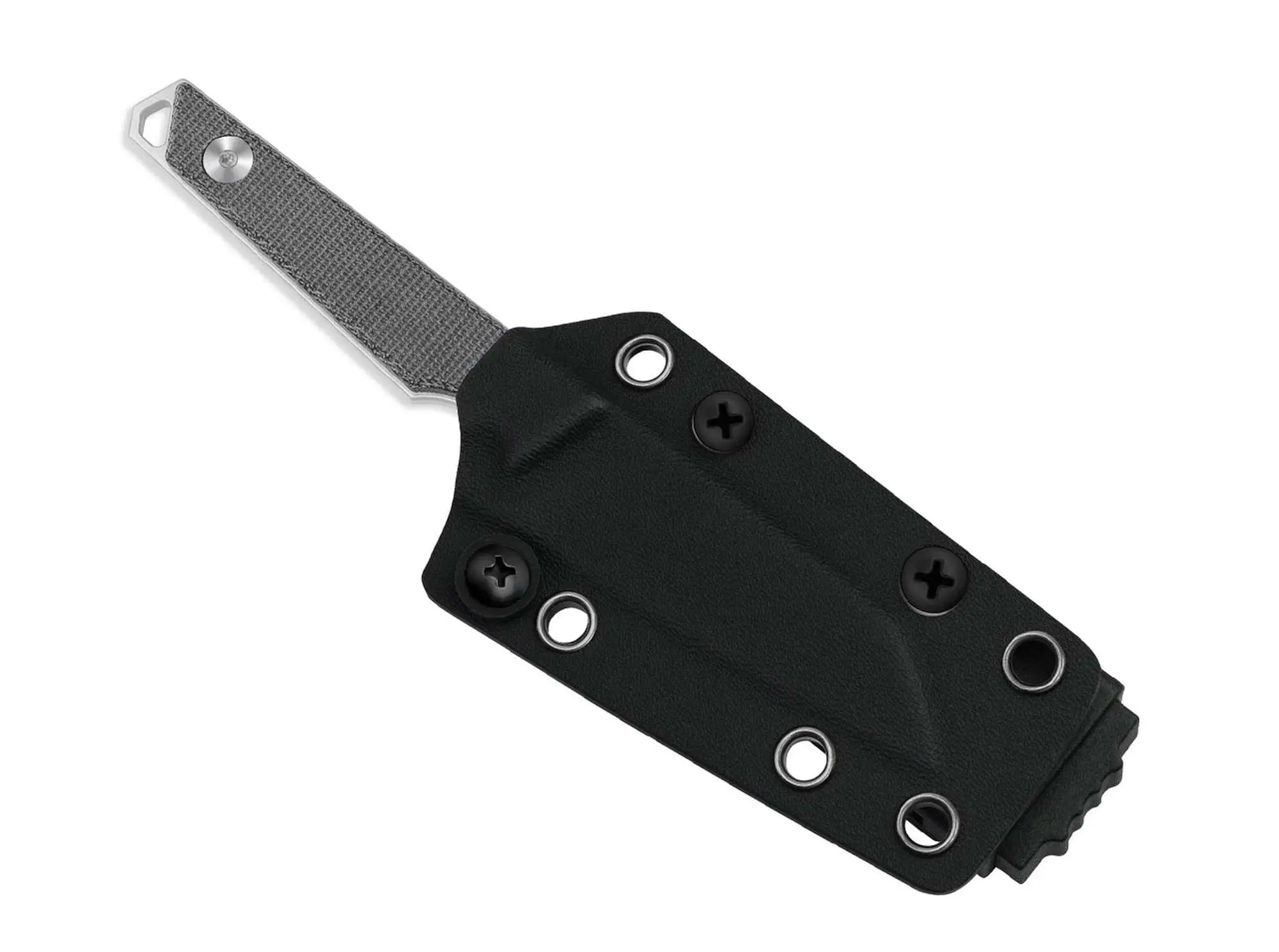 Kizer Phasmids AEB-L Black Micarta