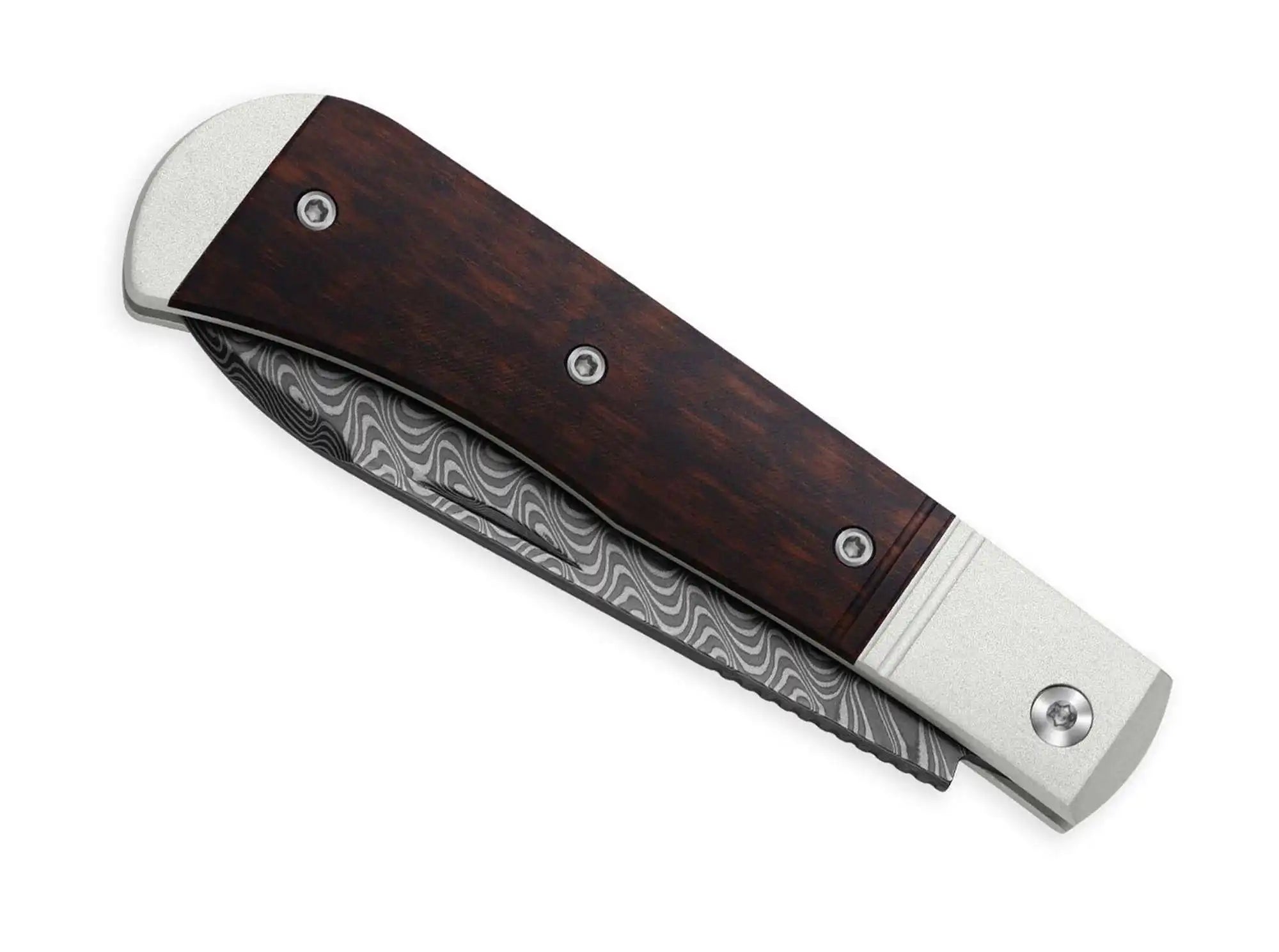 Kizer Trestle D Damas Aluminium & Bois de Leopard