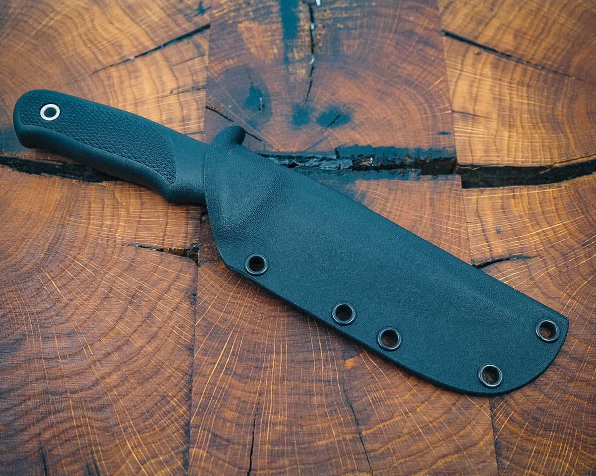 Linder Wanger Super Edge 7 Joe Vogel Evo-X ATS 34 Kydex Sheath with Clip
