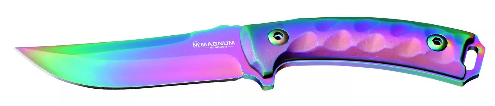 Böker Magnum Rainbow Unicorn mit Lederscheide