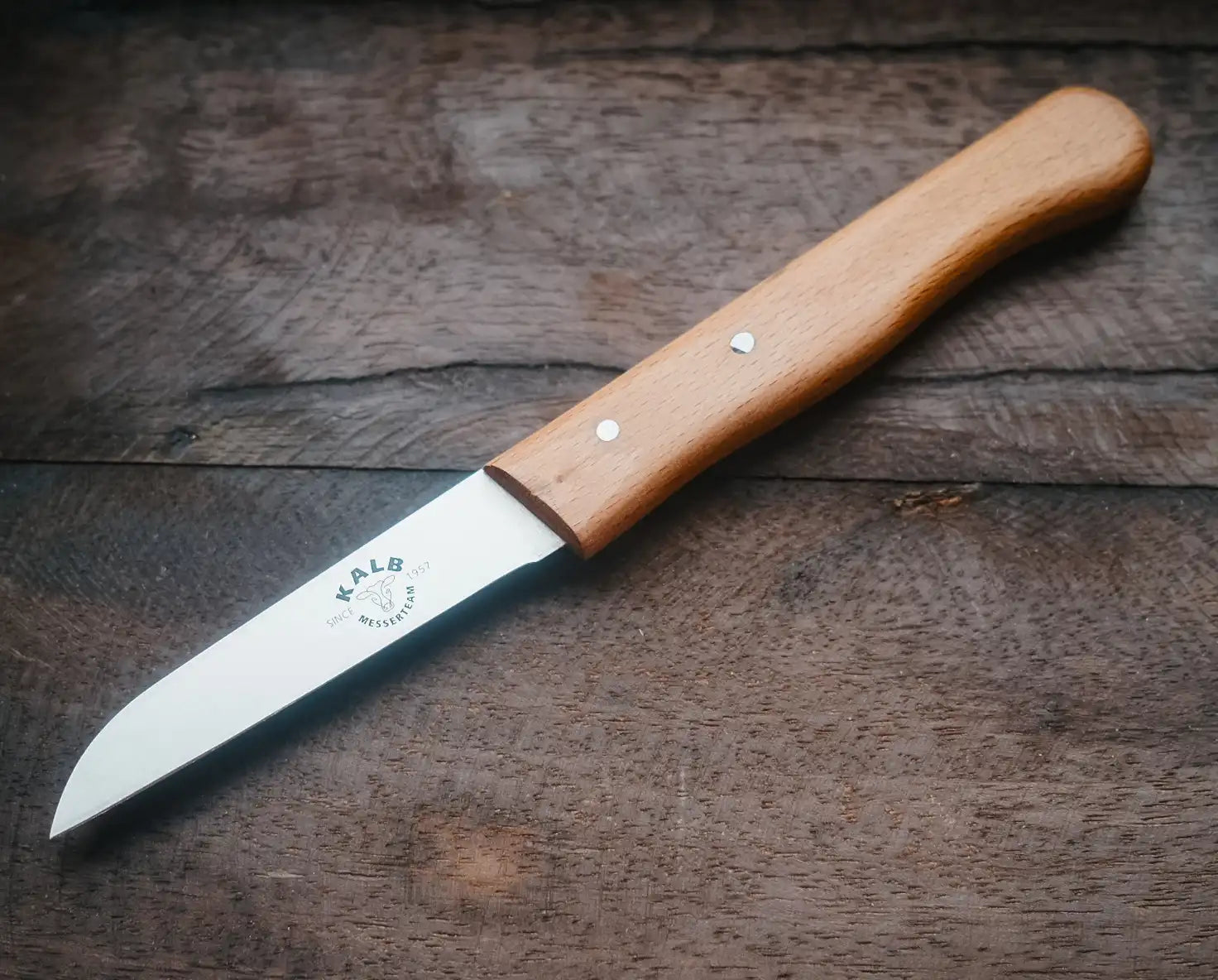 Messerteam Kalb Gemüsemesser 7 cm Olivenholzgriff
