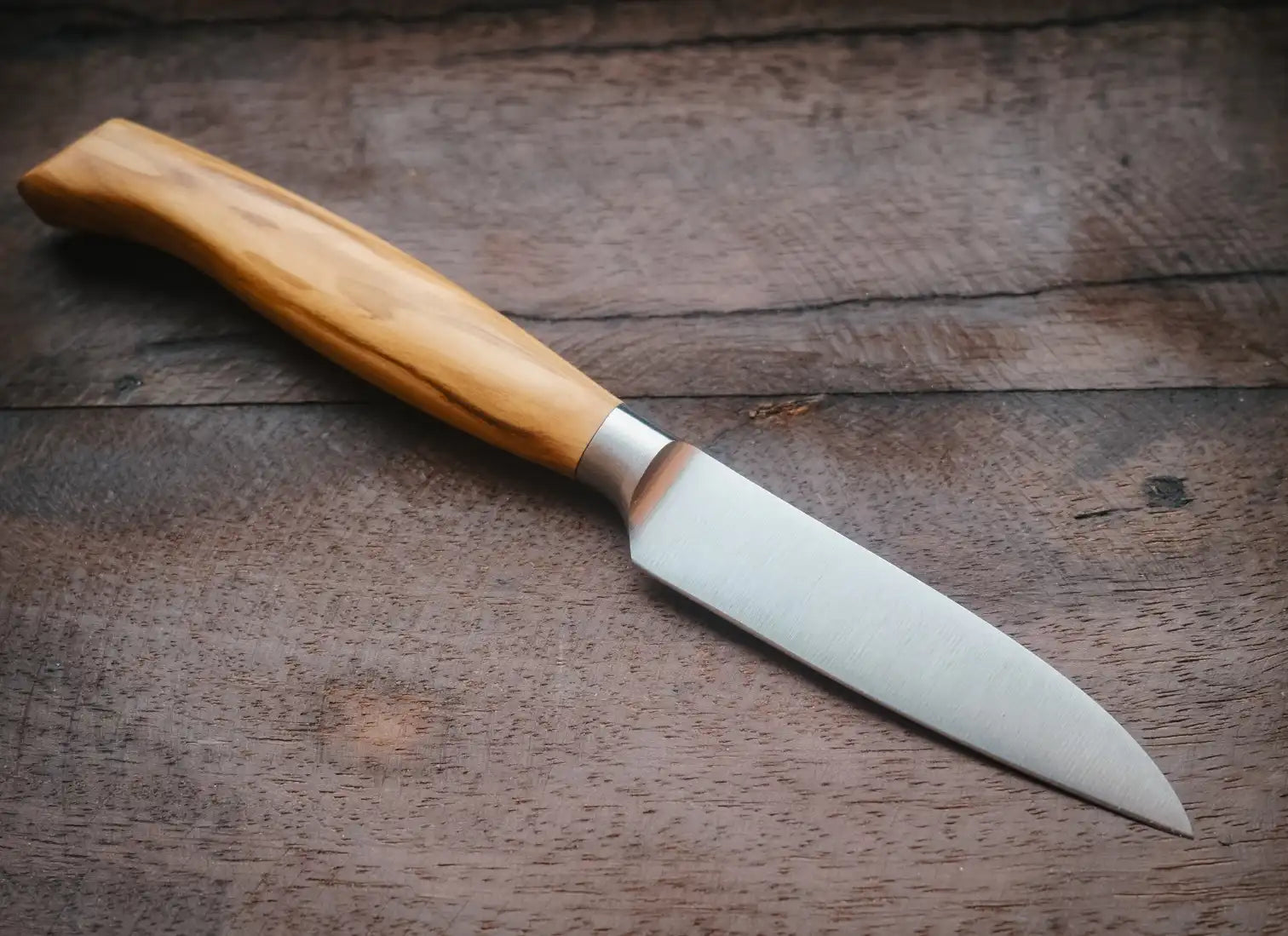 Messerteam Kalb Gemüsemesser 9 cm Olivenholzgriff