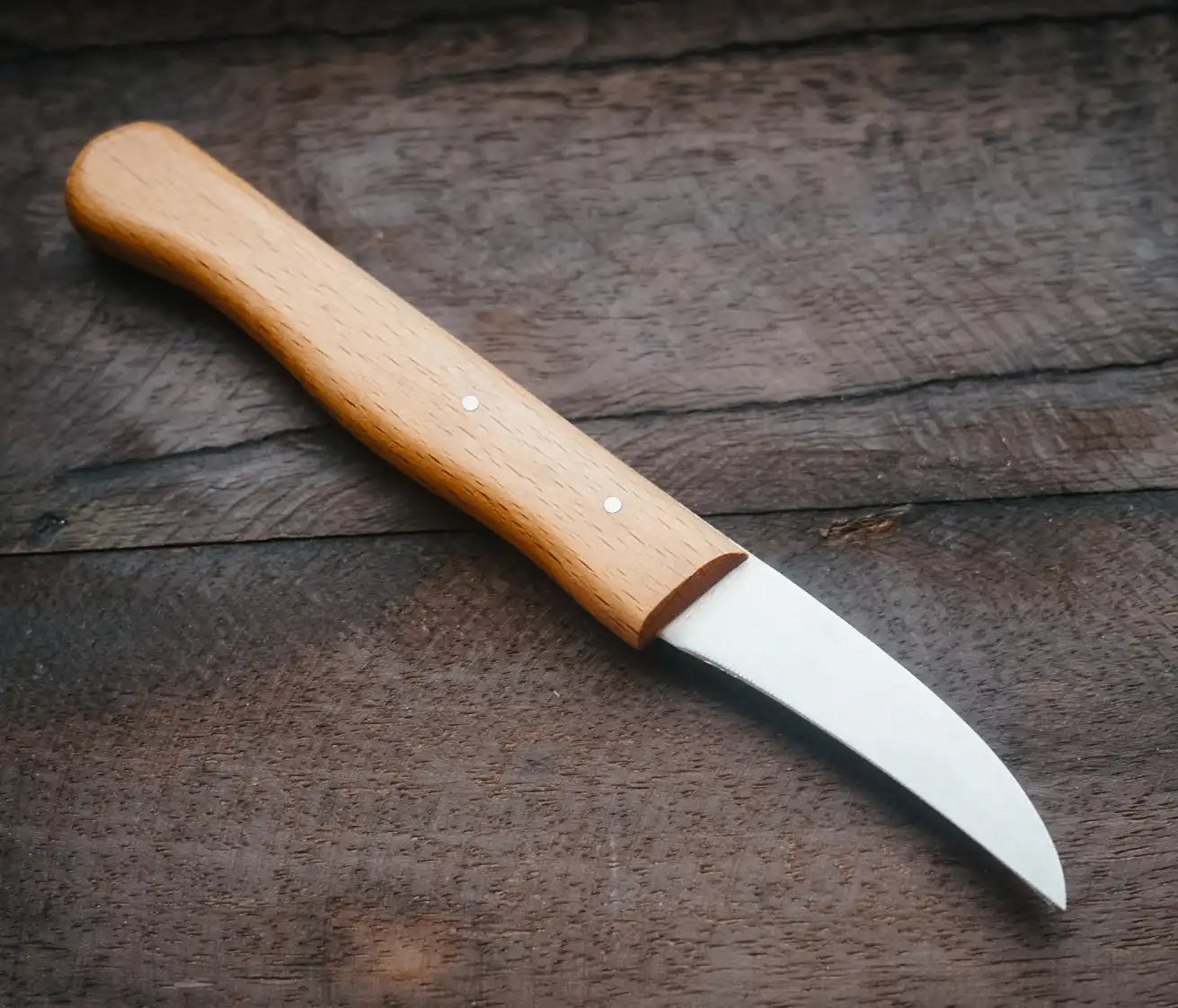 Messerteam Kalb Schälmesser 5 cm Olivenholzgriff