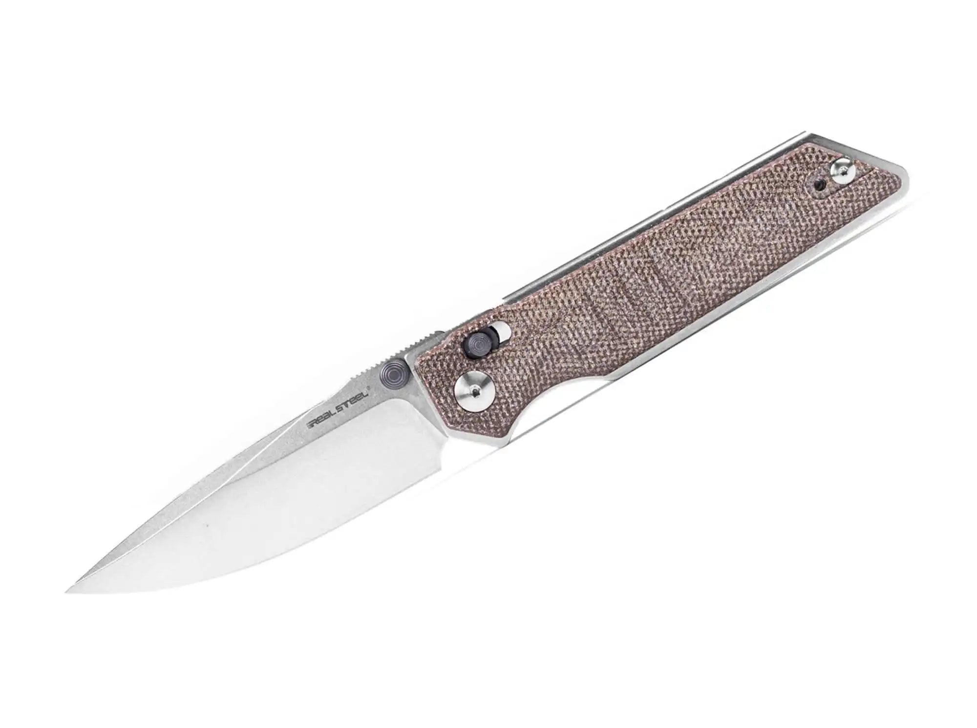 Real Steel Sacra Micarta Naturel