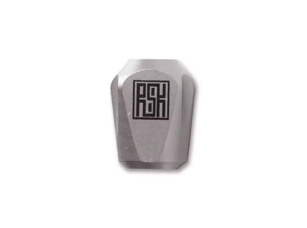 Real Steel Titanium Bead Pyramid Silver