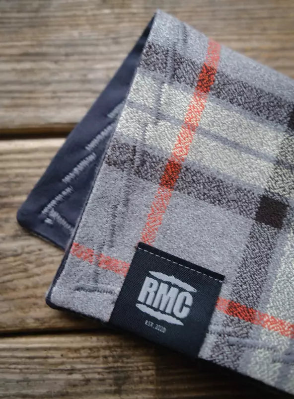 RMC Hank Grey Beige Red Flanell