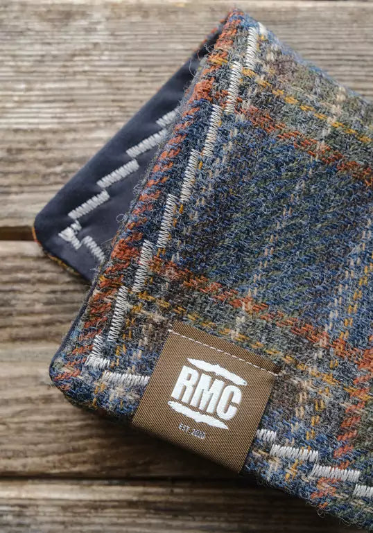 RMC Hank Olive Green Blue Orange Shetland