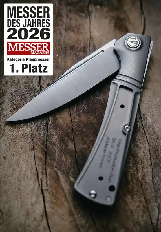 SK-X Slipjoint, CPM20CV, satin, Inlay Version ohne Inlay, Flachschliff X 0-005